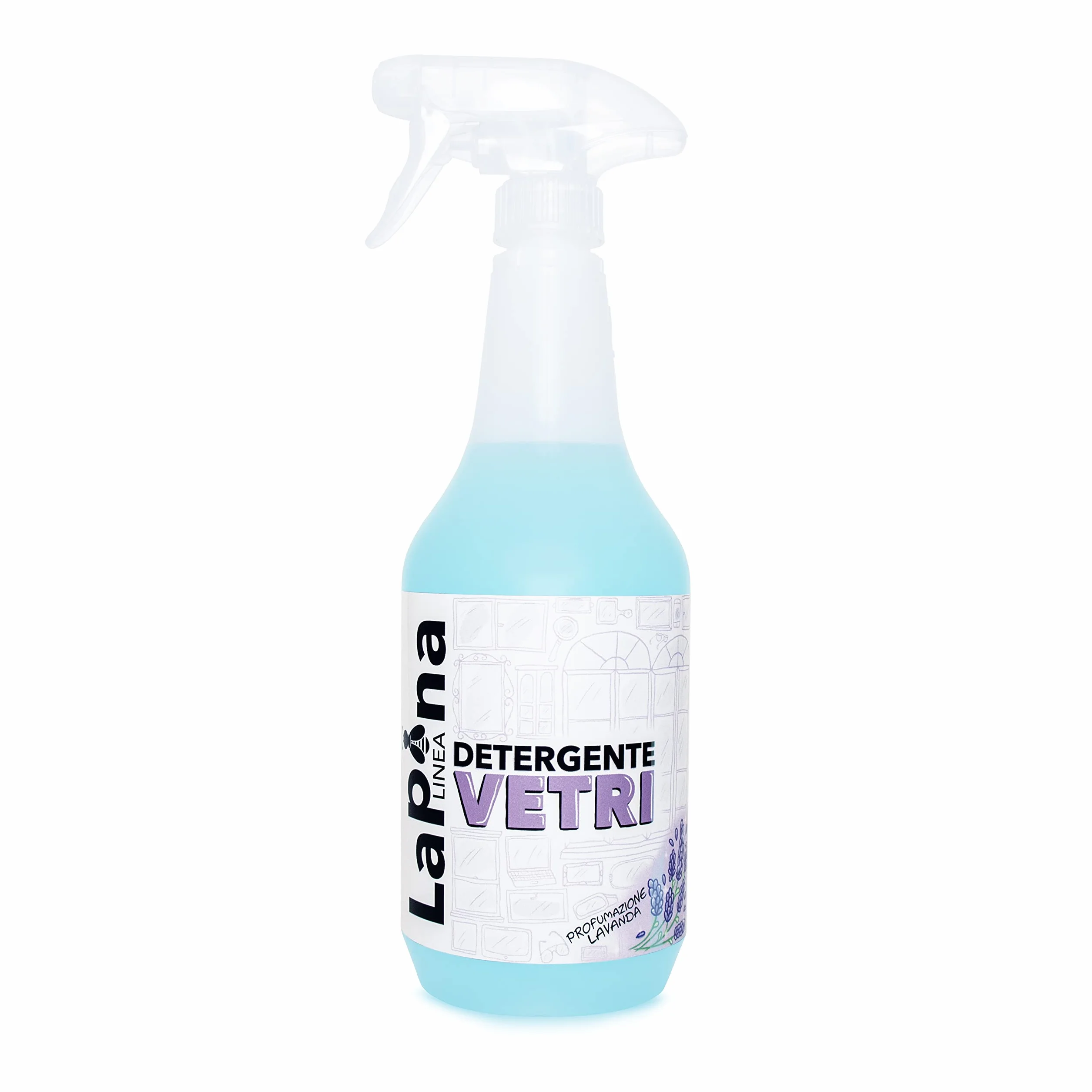 LaPina Detergente vetri alta efficienza LAVANDA 750ML