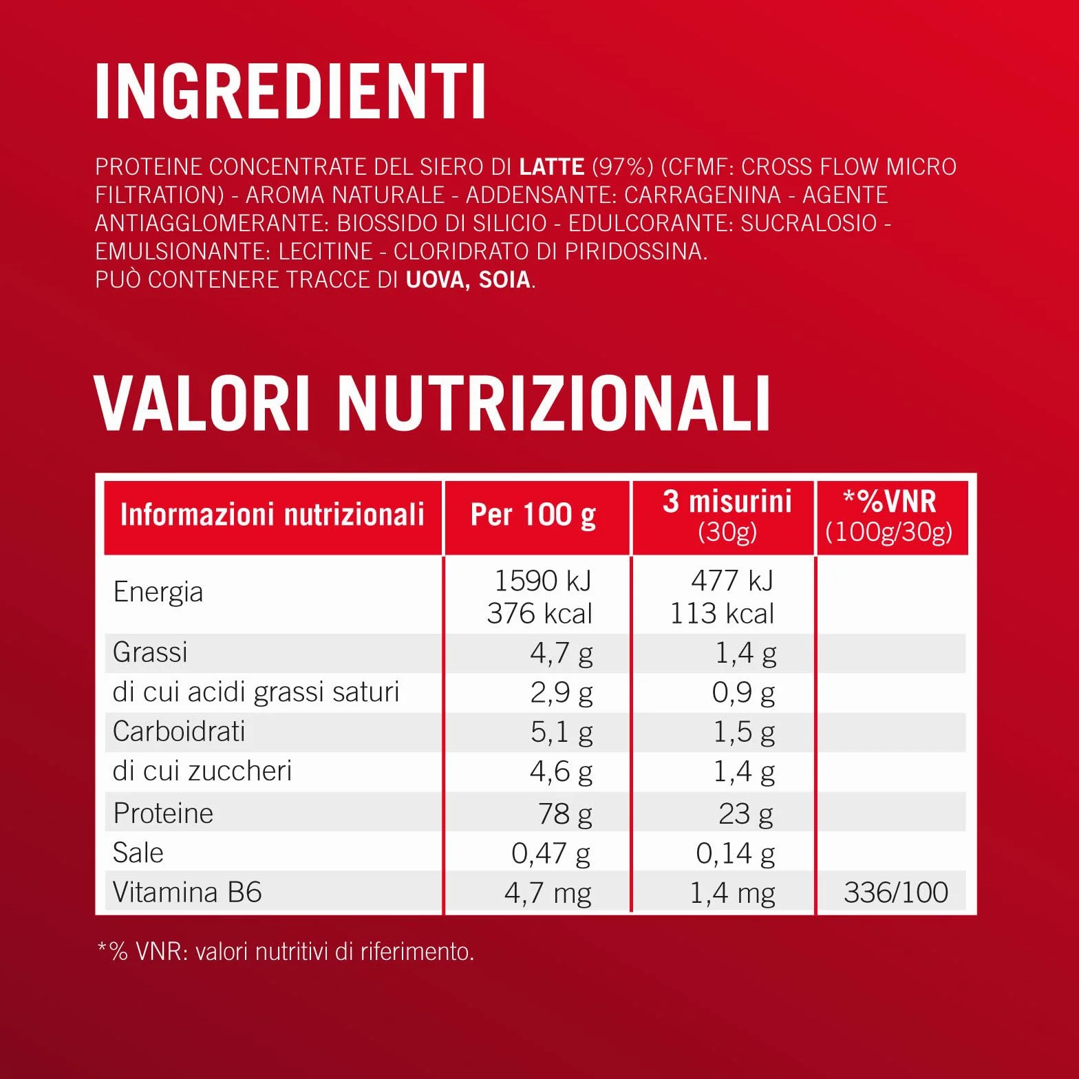 Enervit 100% Whey Protein Gusto Vaniglia 420g Senza Zuccheri Aggiunti Senza Glutine