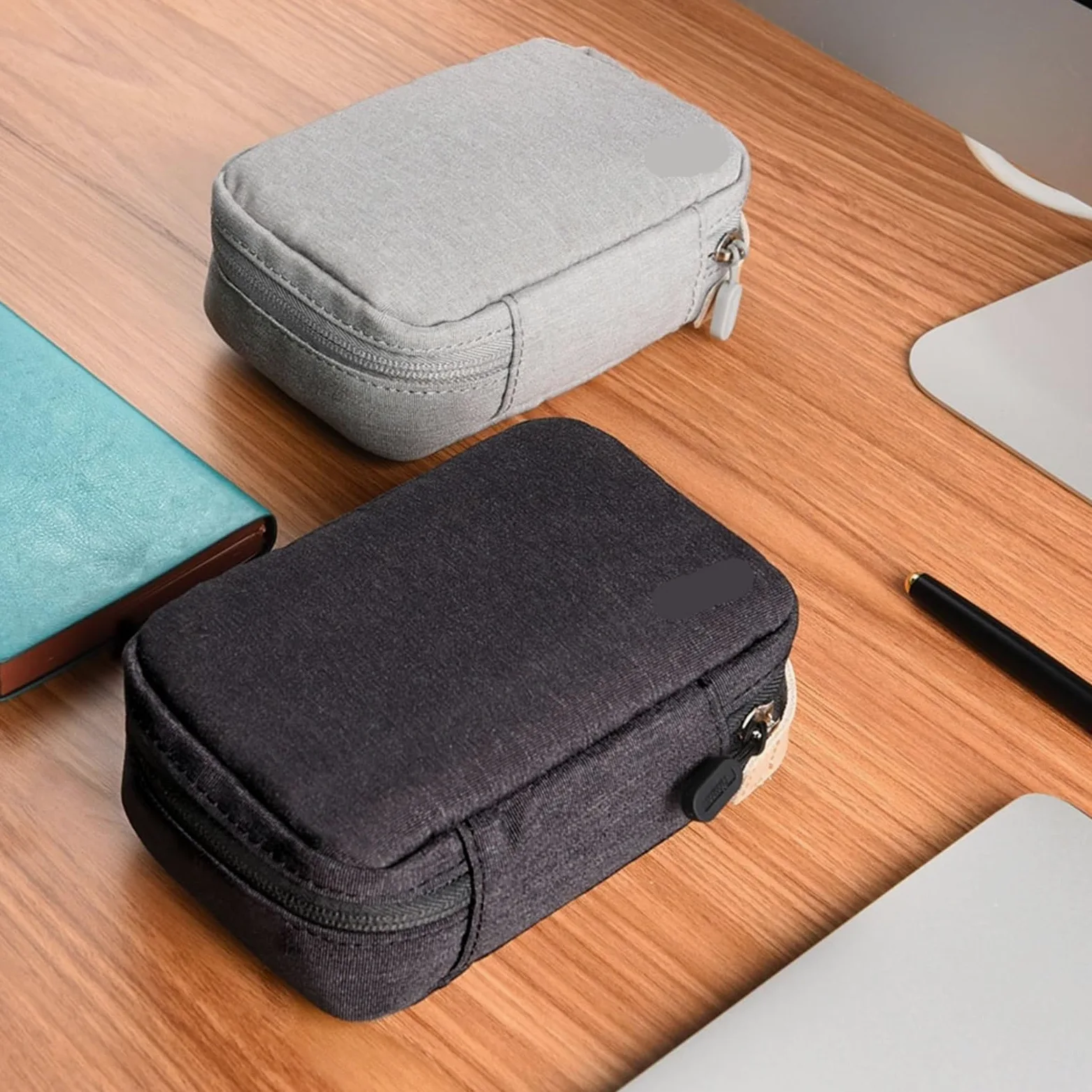 Organizer Cavi da Viaggio Custodia da Viaggio Custodia for Accessori elettronici digitali Custodia Impermeabile for batterie Custodia for Organizer for Cavi USB Organizer Caricabatterie(Gray)