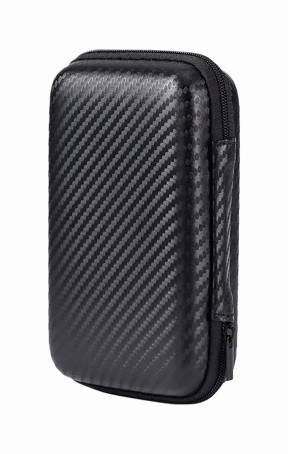 Borsa organizzatore cavo 2 pezzi | Borsa con cerniera portatile nera