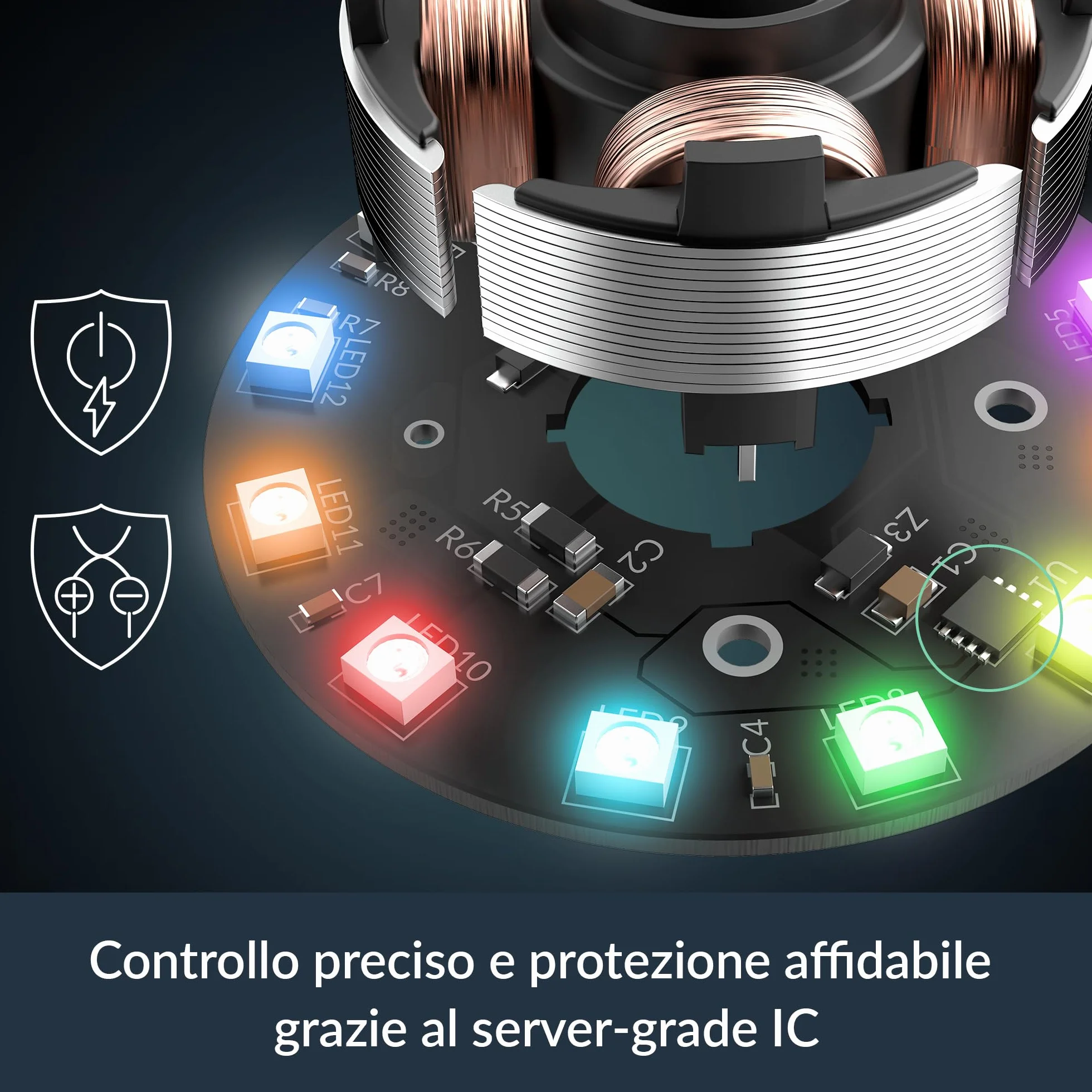 ARCTIC P12 Pro A-RGB 120mm PWM ventola 400-3000 rpm 5V Digital RGB cuscinetto fluidodinamico 4-Pin Nero 3 Pezzi