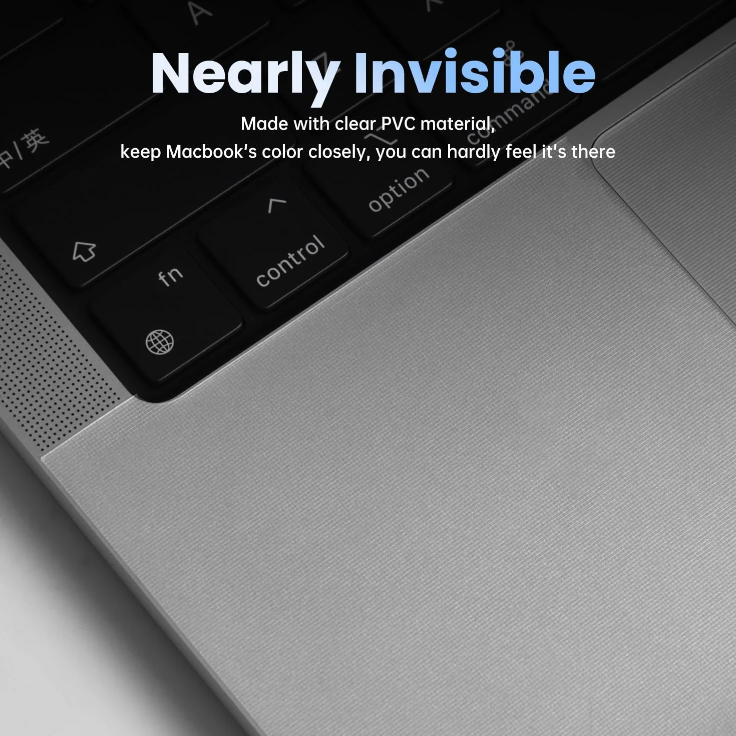 Palm Rest Cover Skin compatibile con MacBook Pro 2025 2024 2023 14" M4 M3 Chip A3112 A3401 A3185 A2992 A2918 Trackpad Protector Touch Pad Cover Skin, MacBook Pro 14" Accessori, Trasparente (4 pezzi)