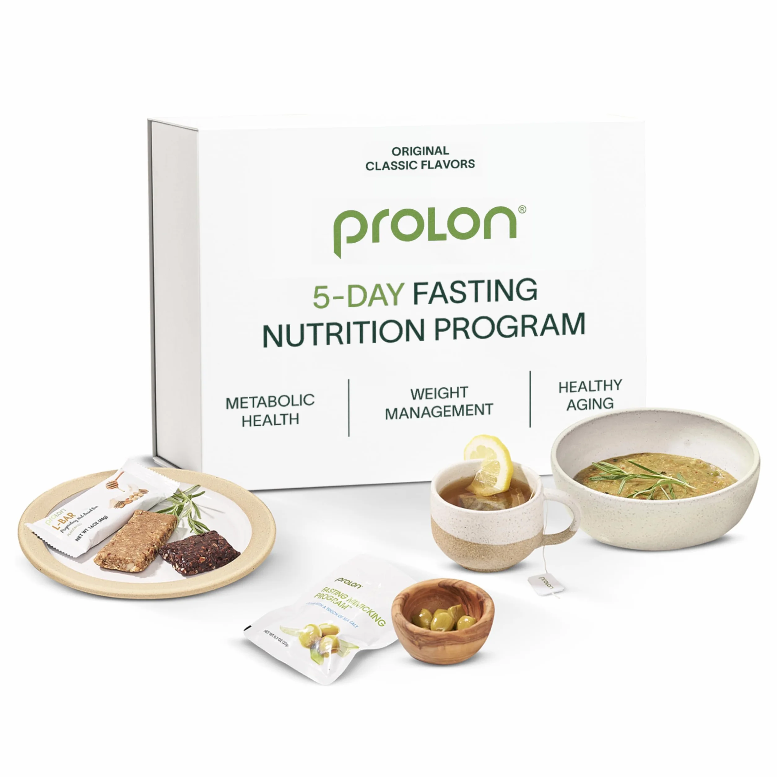 ProLon Kit Dieta Mima Digiuno 5 Giorni Autofagia Made in Italy Verdure Quinoa Funghi Pomodoro