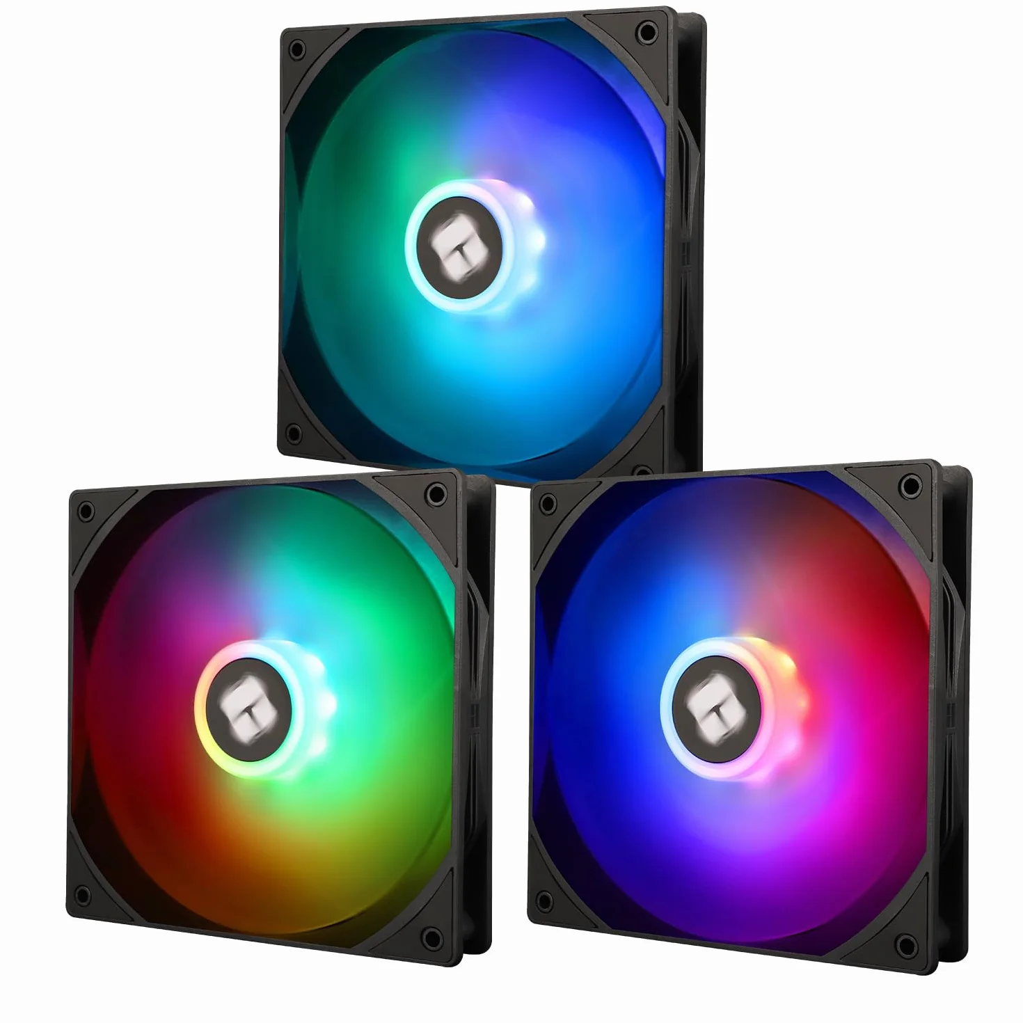 Thermalright TL-C14C-S X3 Set di 3 ventole per PC da 140 mm 1500 giri/min 75,8CFM PWM ARGB controllo temperatura
