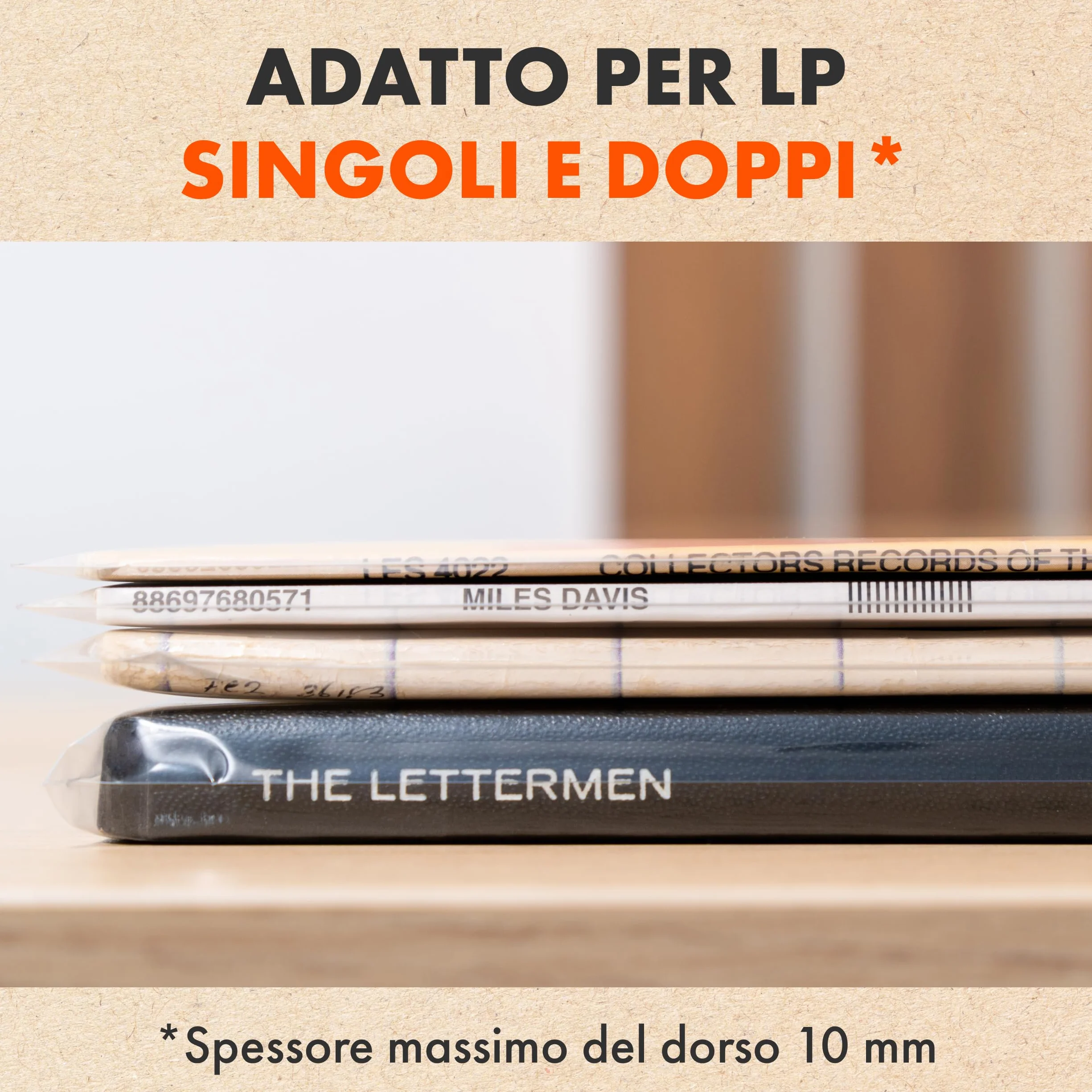 SPINCARE 100x Custodie Esterne 12 Pollici con Protezione UV per Dischi in Vinile Density Custodia Protettiva per LP Singoli e Doppi Album | Polietilene Resistente per archiviazione e conservazione