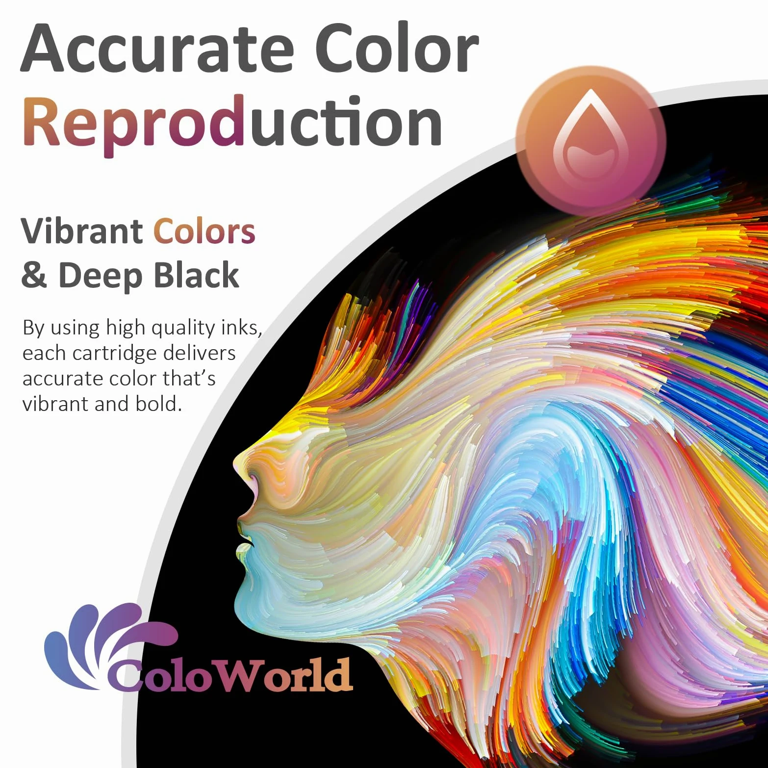 ColoWorld 302 cartucce per stampanti, 302XL rigenerate per HP 302 cartucce compatibili con le stampanti HP OfficeJet 3832 3830 3831 4650, Envy 4520, DeskJet 3630 1110 2130 (1 colore)