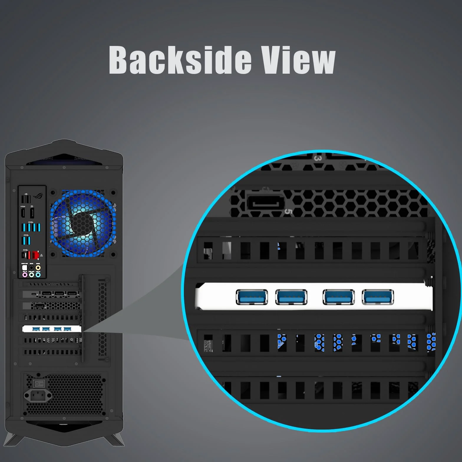 GLOTREND U3044 Scheda di espansione 4 porte PCIe USB A (USB 3.2 Gen 1), compatibile con Windows e Linux (non supporta Mac OS)