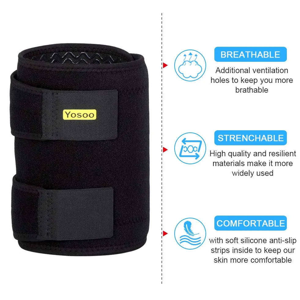 Fascia Coscia Compressione Neoprene Antiscivolo per Dolori Inguine Coscia Nervo Sciatico