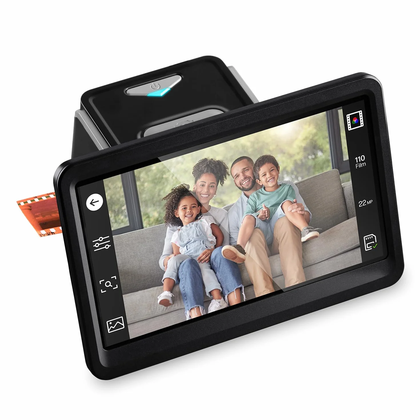 HP FilmScan Touch Screen Film & Slide Scanner 22 MP 7" LCD Digitizer