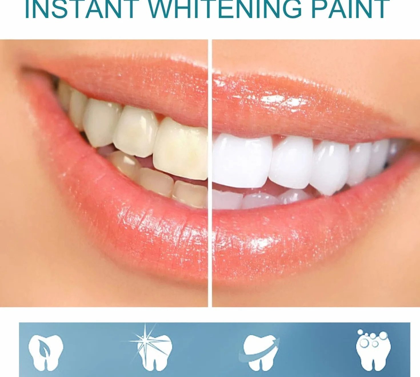 Teeth Whitening Paint, Instant Whitening Tooth Paint (1pcs)