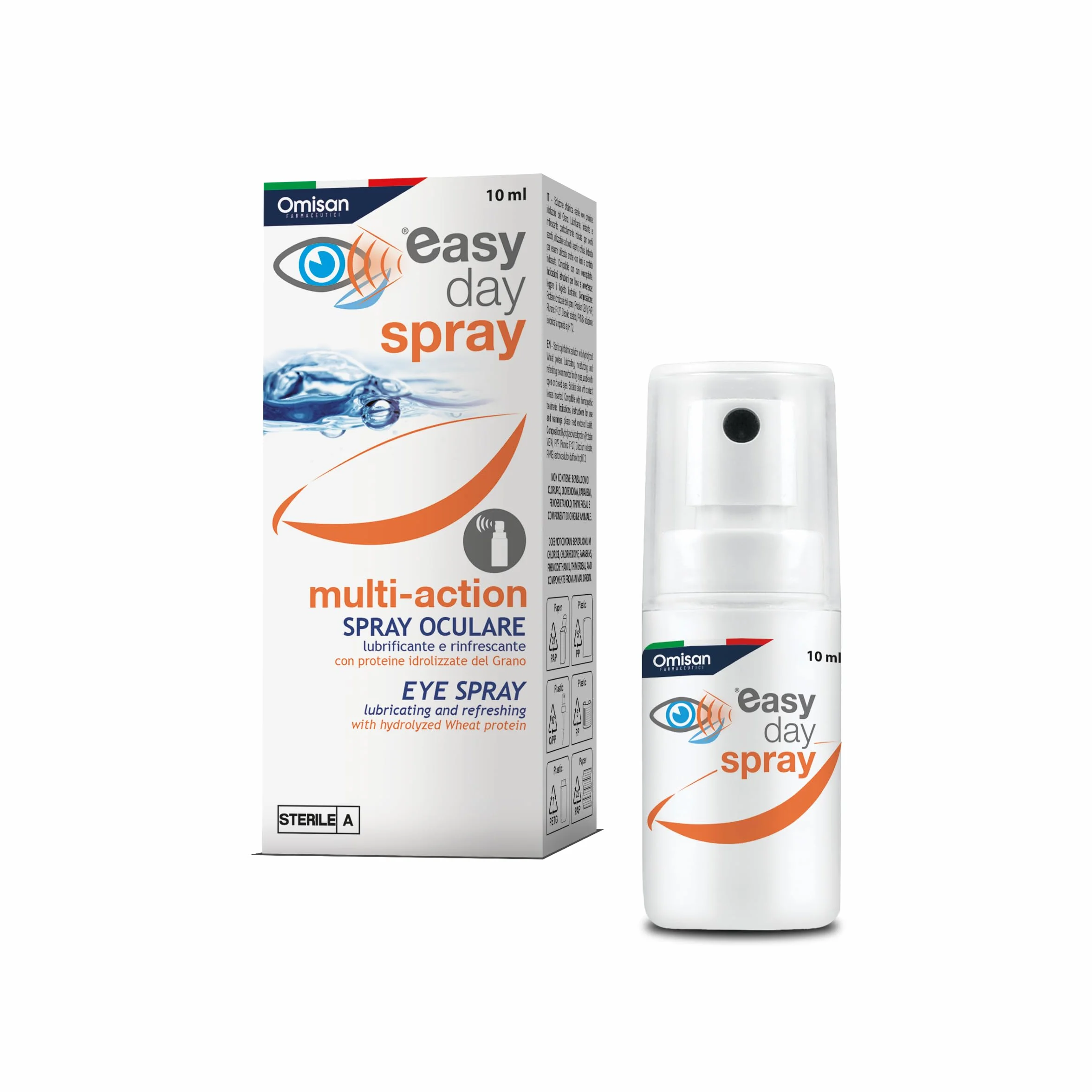Spray Oculare Bianco 10 Millilitri Multi-Action