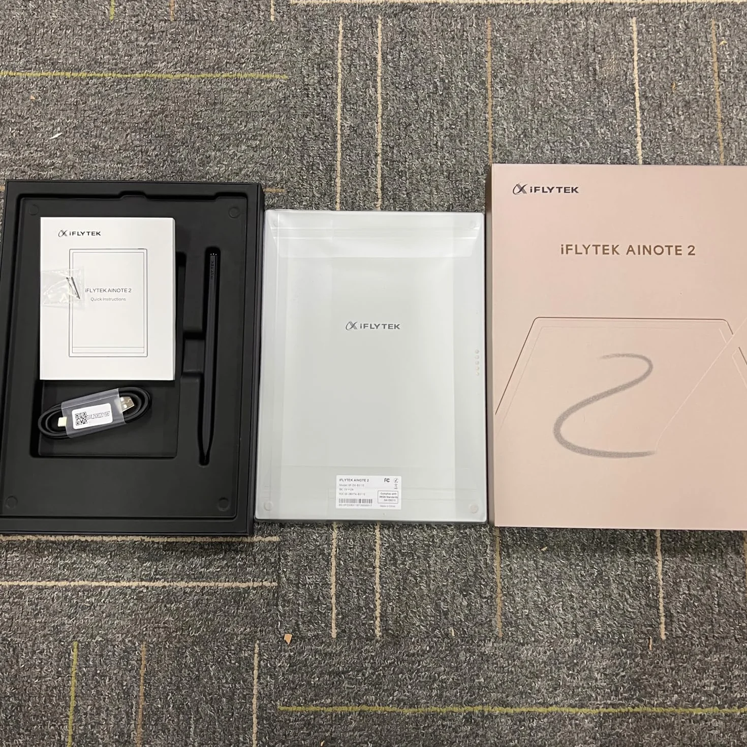 iFLYTEK AINOTE 2 Smart E-Ink Tablet 10,7" Blocco note digitale con Riepilogo Trascrizione Traduzione Riunioni AI Latenza Scrittura <20 ms Batteria 7 Giorni