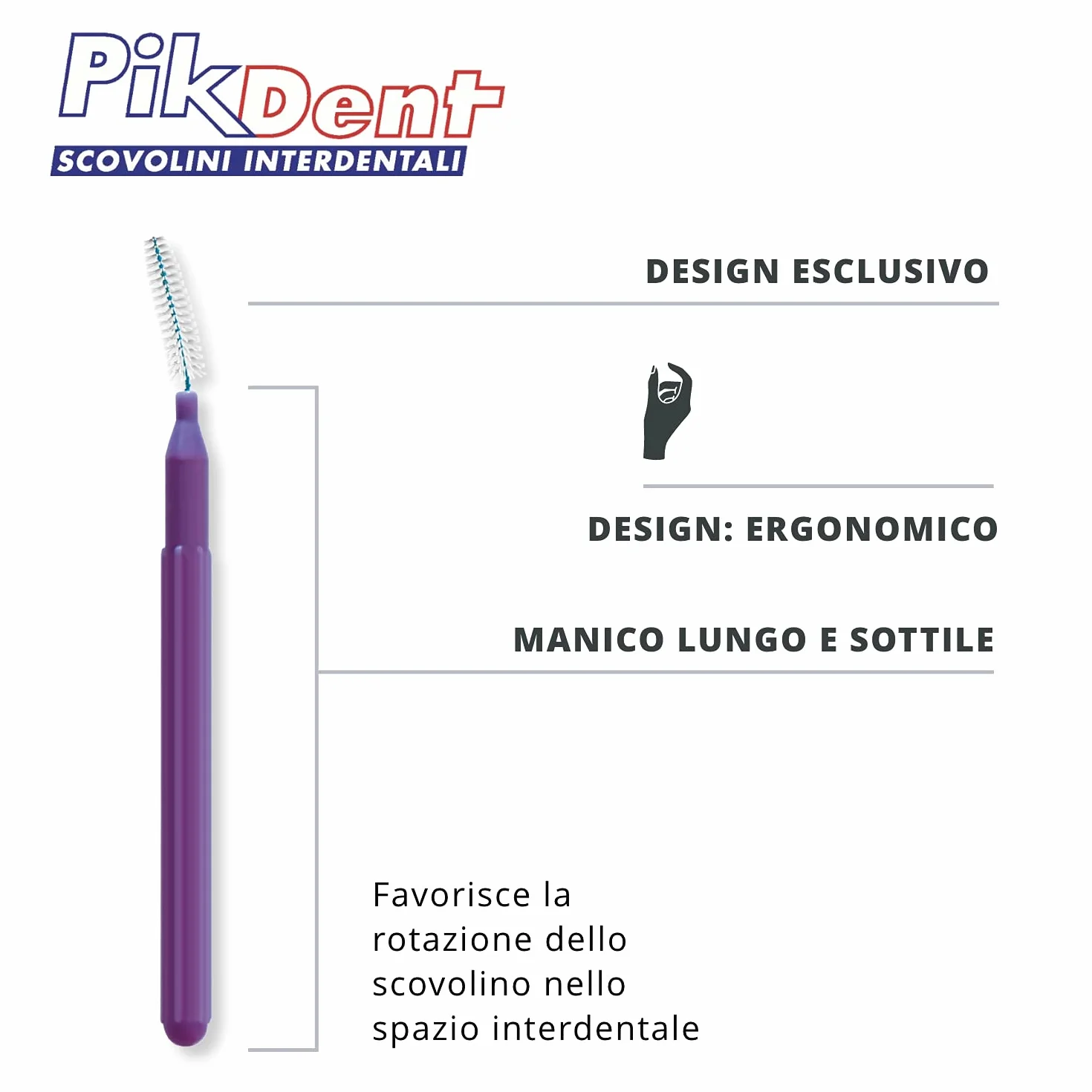 Pikdent Scovolini Interdentali Assortiti, 7 Unità, Colori Vari