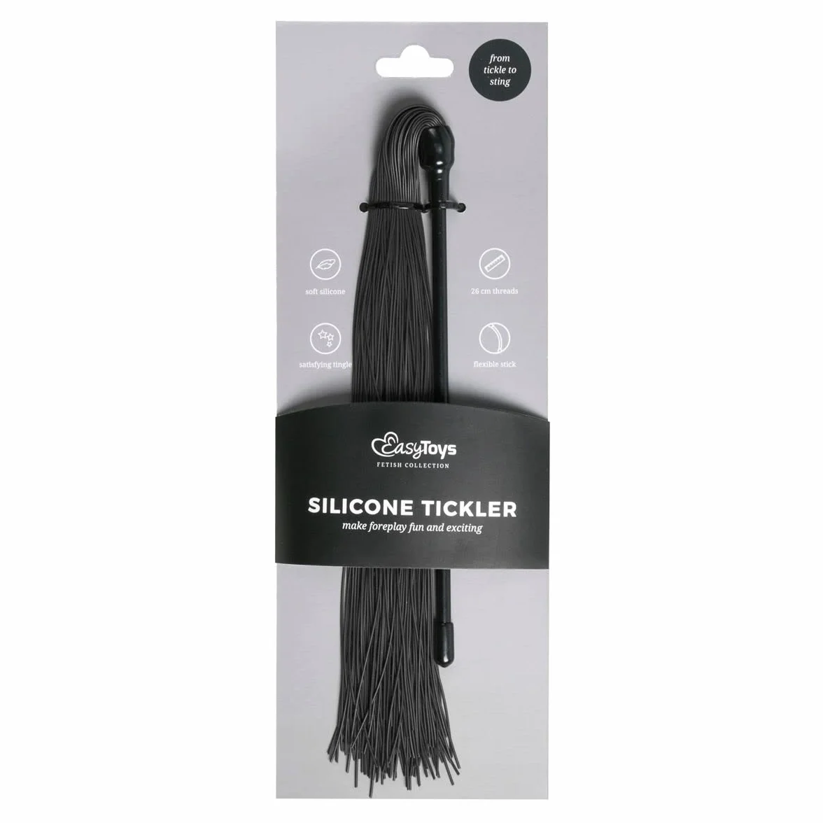 Easytoys Fetish Collection Tickler Silicone Nero 69g