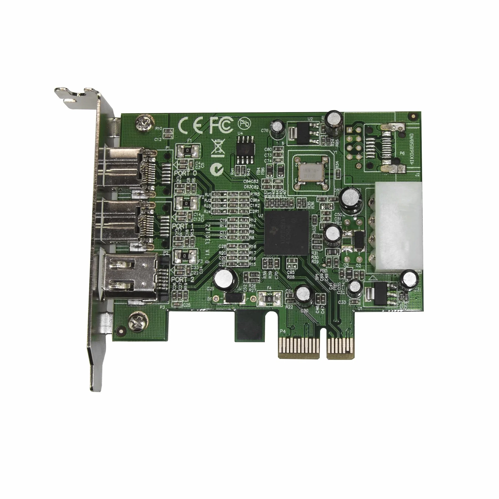 Startech.com Scheda Adatattore PCI Express Firewire 2B 1A 1394 a Basso Profilo, 3 Porte