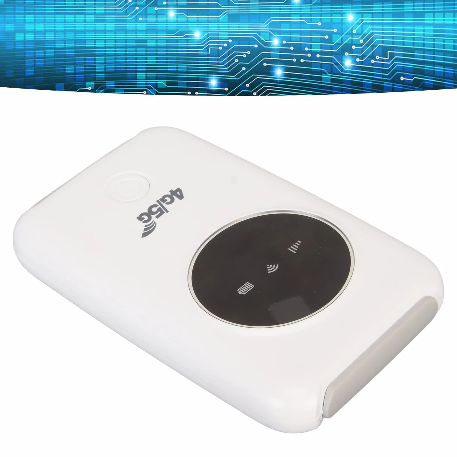 LenTLy Router Portatile WiFi 5G 4G Sbloccato Slot per Scheda SIM Compatta 4G LTE WiFi Portatile Integrato 3200 mAh per Feste o Viaggi di Lavoro