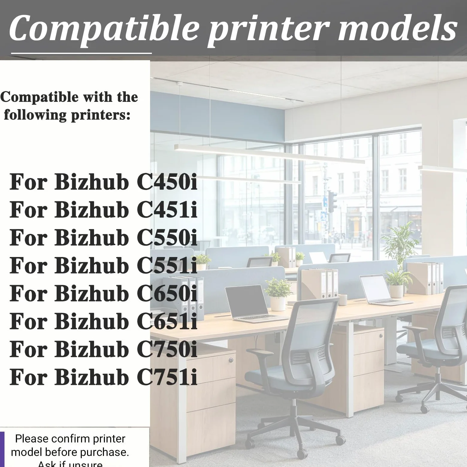 Unità Tamburo Compatibile DR-618 DR618 Cyan | Alta Resa Compatibile Per Konica Minolta Bizhub C450i C451i C550i C551i C650i C651i C750i C751i, 100.000 Pagine