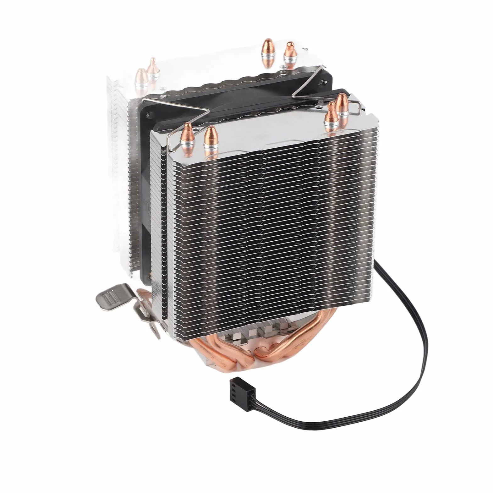 Dissipatore di Calore CPU a 4 di Calore con Design a Doppia Torre in Lega di Alluminio per un Raffreddamento Efficiente e una Dissipazione del per la Piattaforma LGA2011 1366 11501151 1155