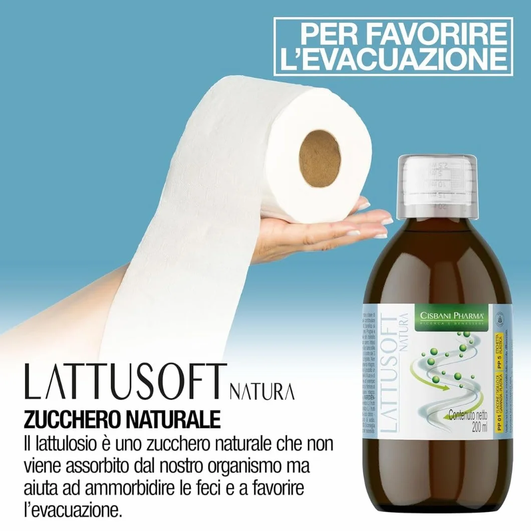 Lattusoft Sciroppo Lattulosio Prugna Tamarindo Regolarità Intestinale