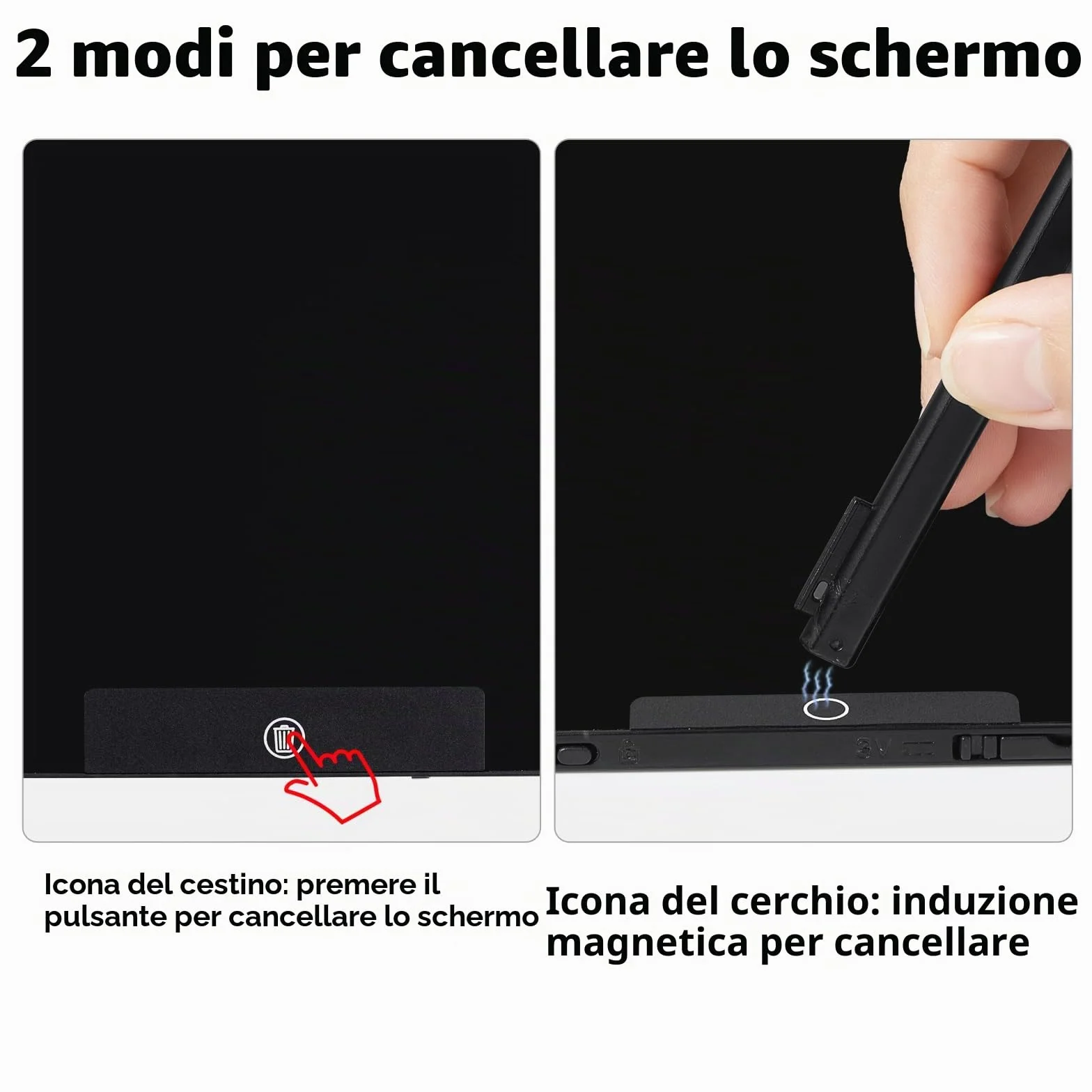 Lavagna da disegno LCD 14,3 pollici tripla pieghevole digitale con linee monocromatiche 0,5 mm per adulti ufficio
