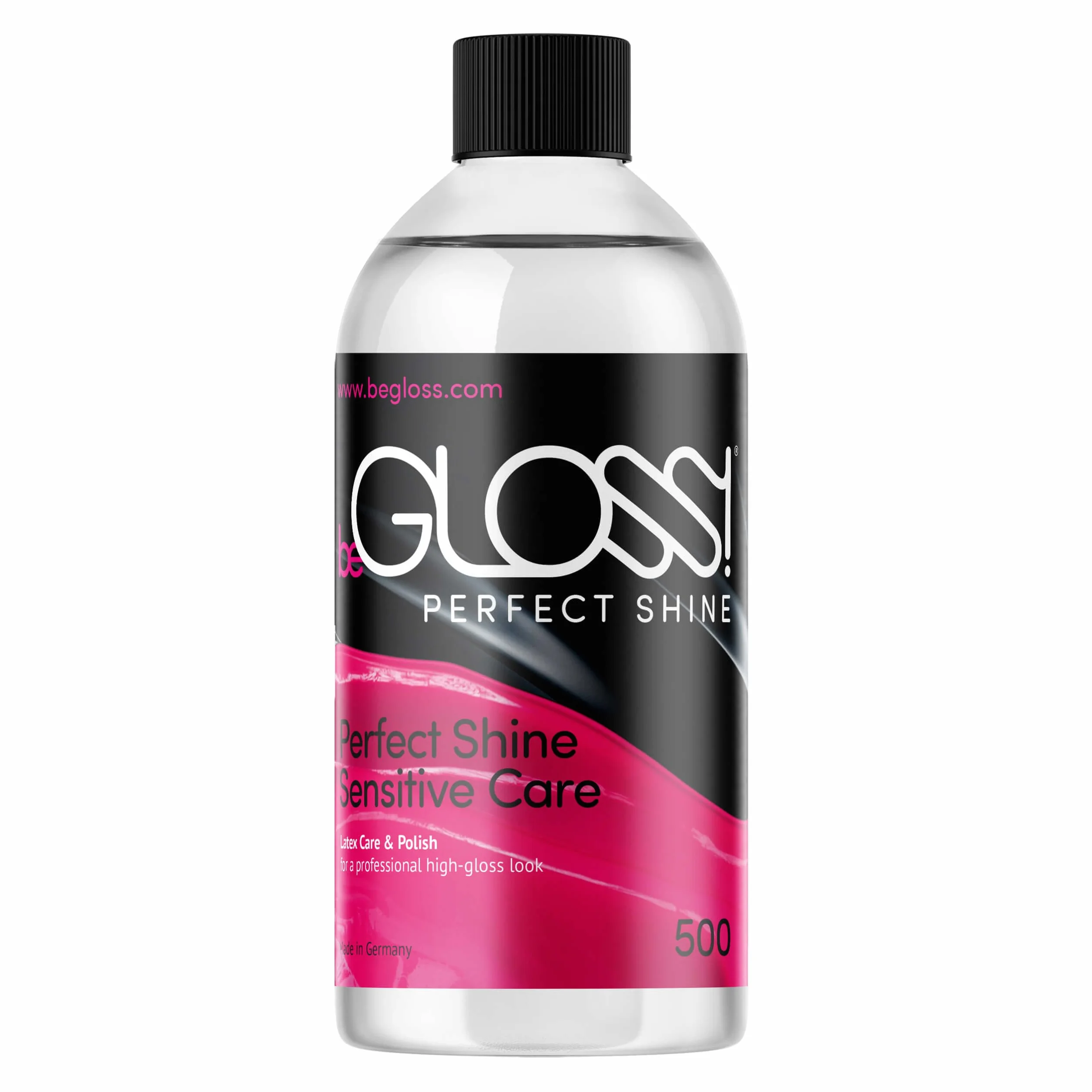Begloss perfetto Shine 500 ml – Latex Polish – Ultimate High Gloss – Lubrificante per Gomma e Abbigliamento