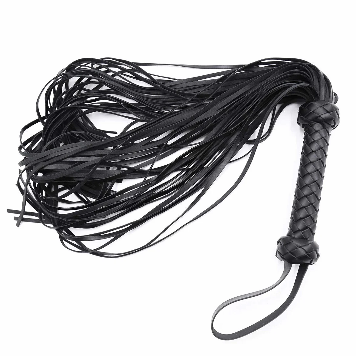 HUNTVE Nero Flogger Frusta di equitazione 3 pezzi