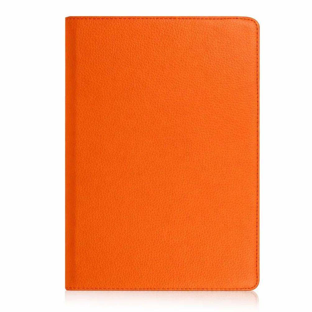 Custodia protettiva adatta per Samsung Galaxy Tab A7 SM-T500 SM-T505 SM-T510 Tablet Tutti i dispositivi da 10 a 10,4 – 11 pollici, con funzione leggio a 360 gradi, colore: arancione