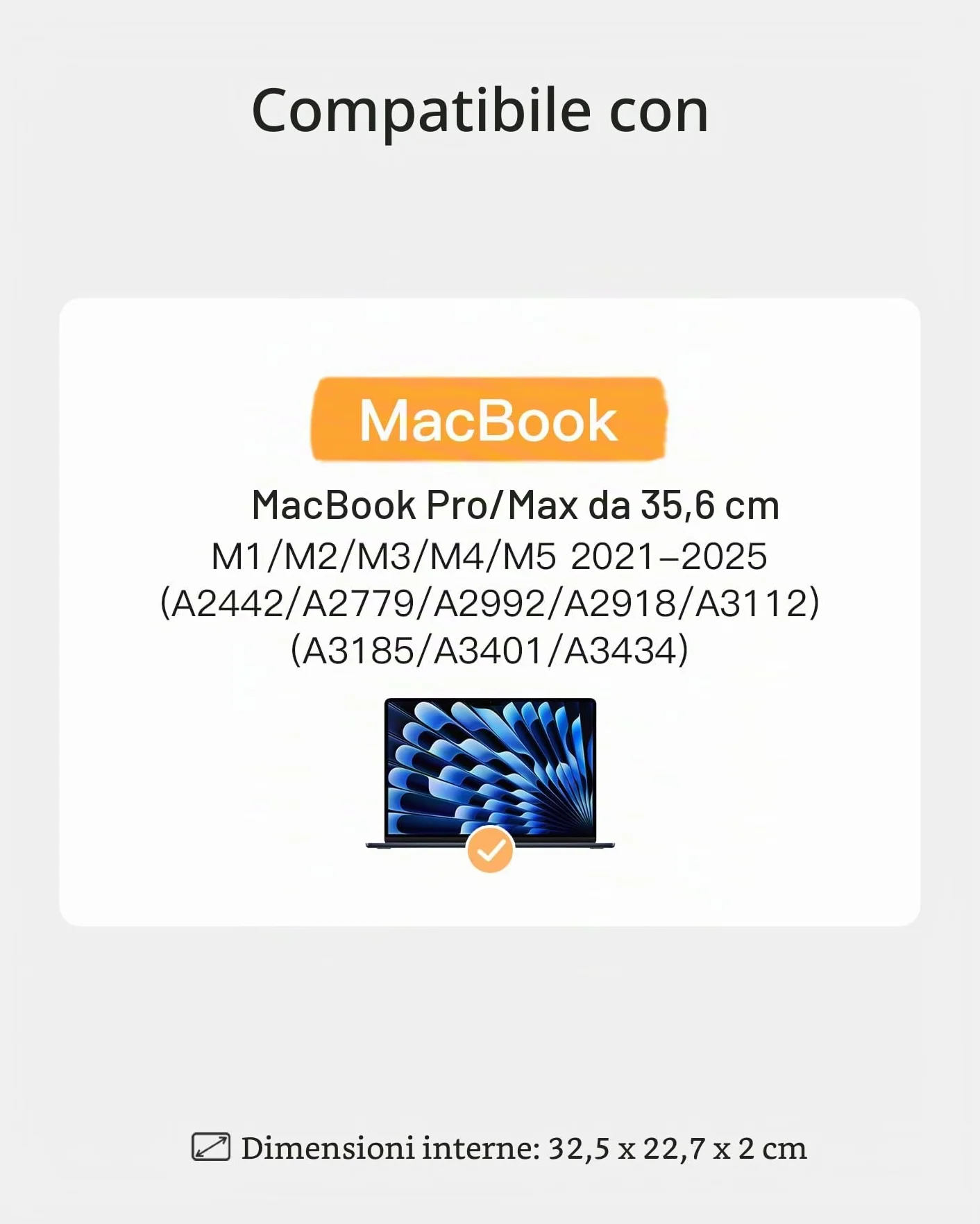 Inateck 360° Protezione Custodia Compatibile con 14 Pollici MacBook Pro M5/M4/M3/M2/M1 Pro/Max 2025-2021 A3434 A3401 A3185 A3112 A2992 A2918 A2779 A2442