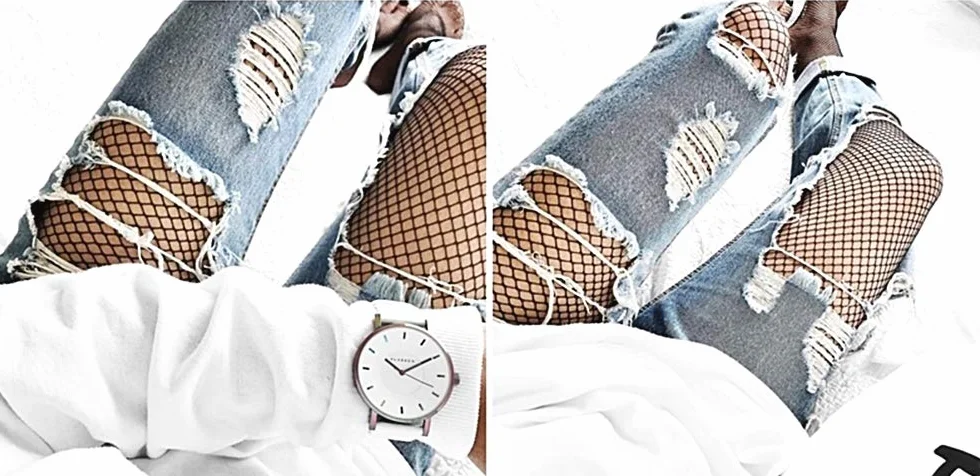 Calze donna sexy a rete