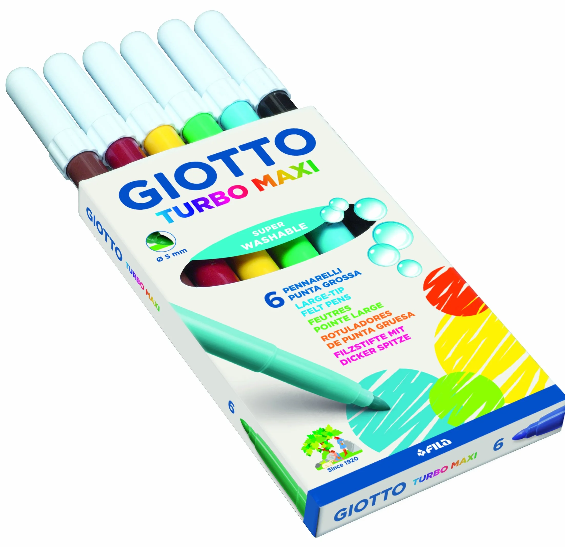 Giotto Turbo Maxi Giocattolo Multicolore (6 szt.) 454000
