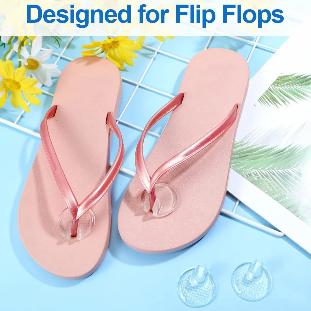 Infradito Sandali Toe Protector Pad Antiscivolo Silicone Inserti 12 Pezzi