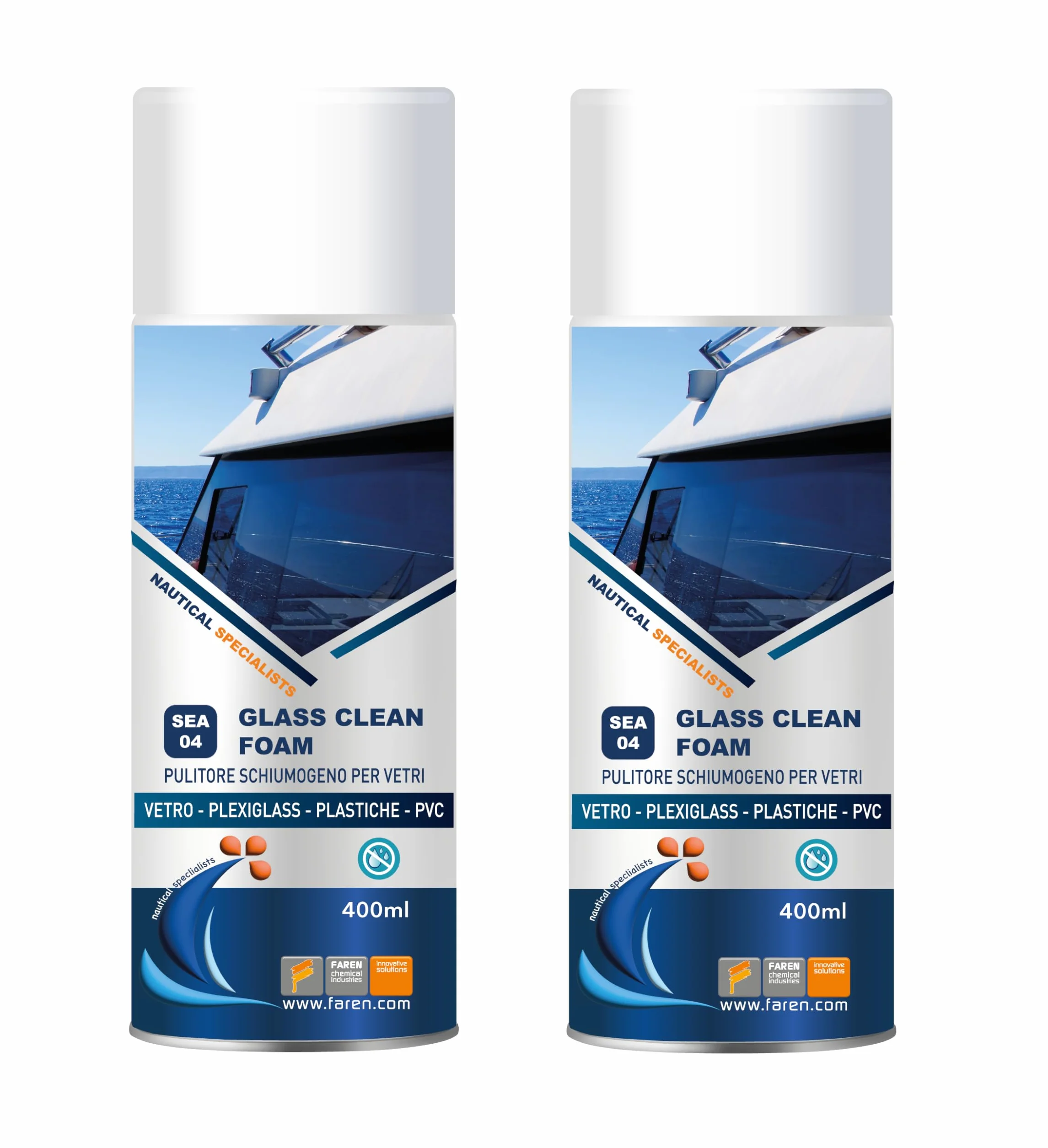 Faren SEA04 Pulitore Schiumogeno per Vetri 400ml (2)