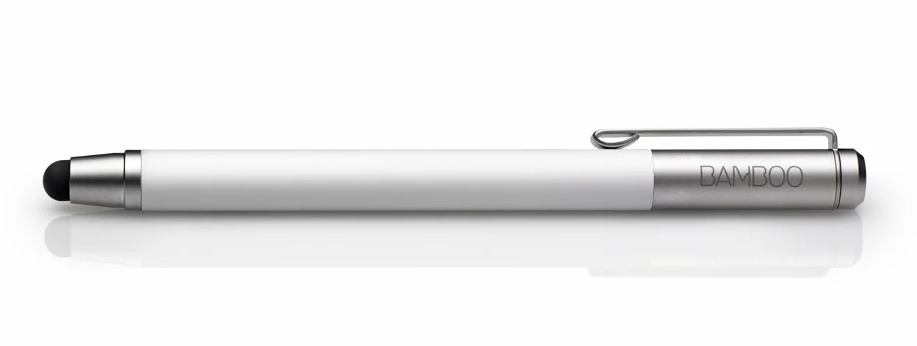 Wacom Bamboo Stylus Solo - CS-100- Penna per iPad e tablet - Bianco [Vecchio Modello]