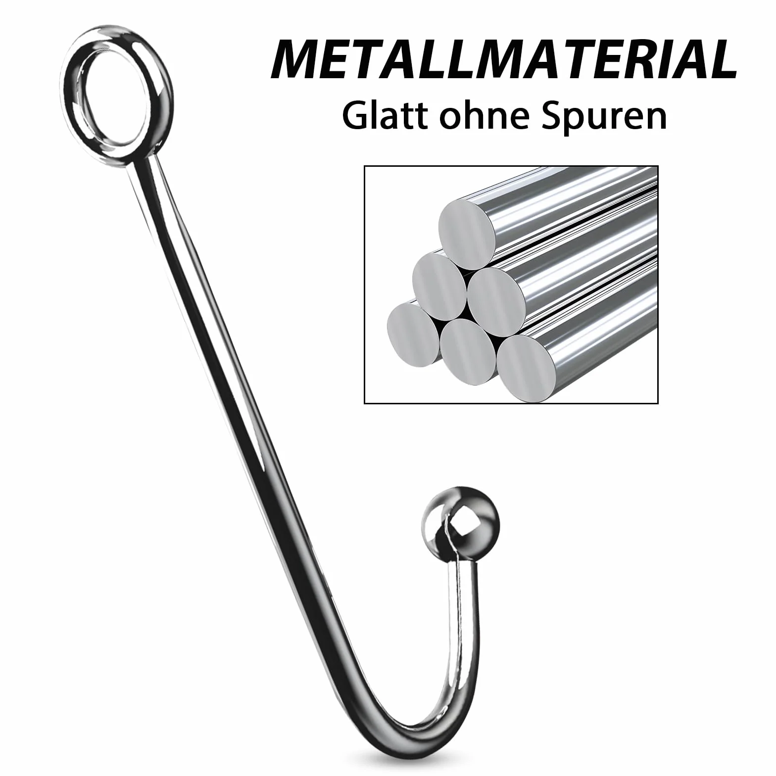 BDSMJOY Manette con Gancio Anale Set Bondage Duro Giocattoli Sessuali per Coppie