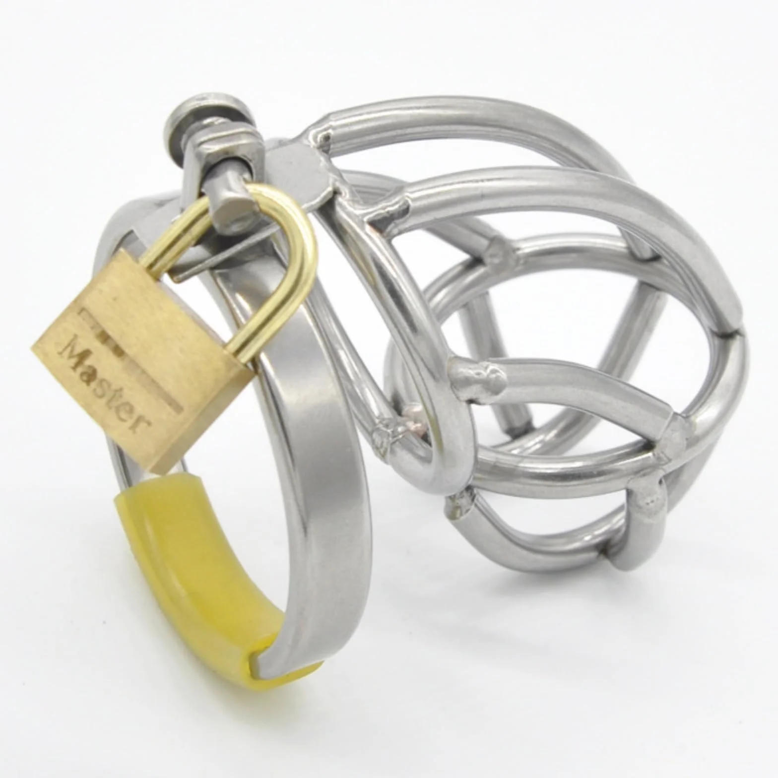Hdynasty Uomini Metallo Acciaio Inox Scavato Traspirante Bondage Accessori Sportivi 38mm 43mm 48mm 52mm