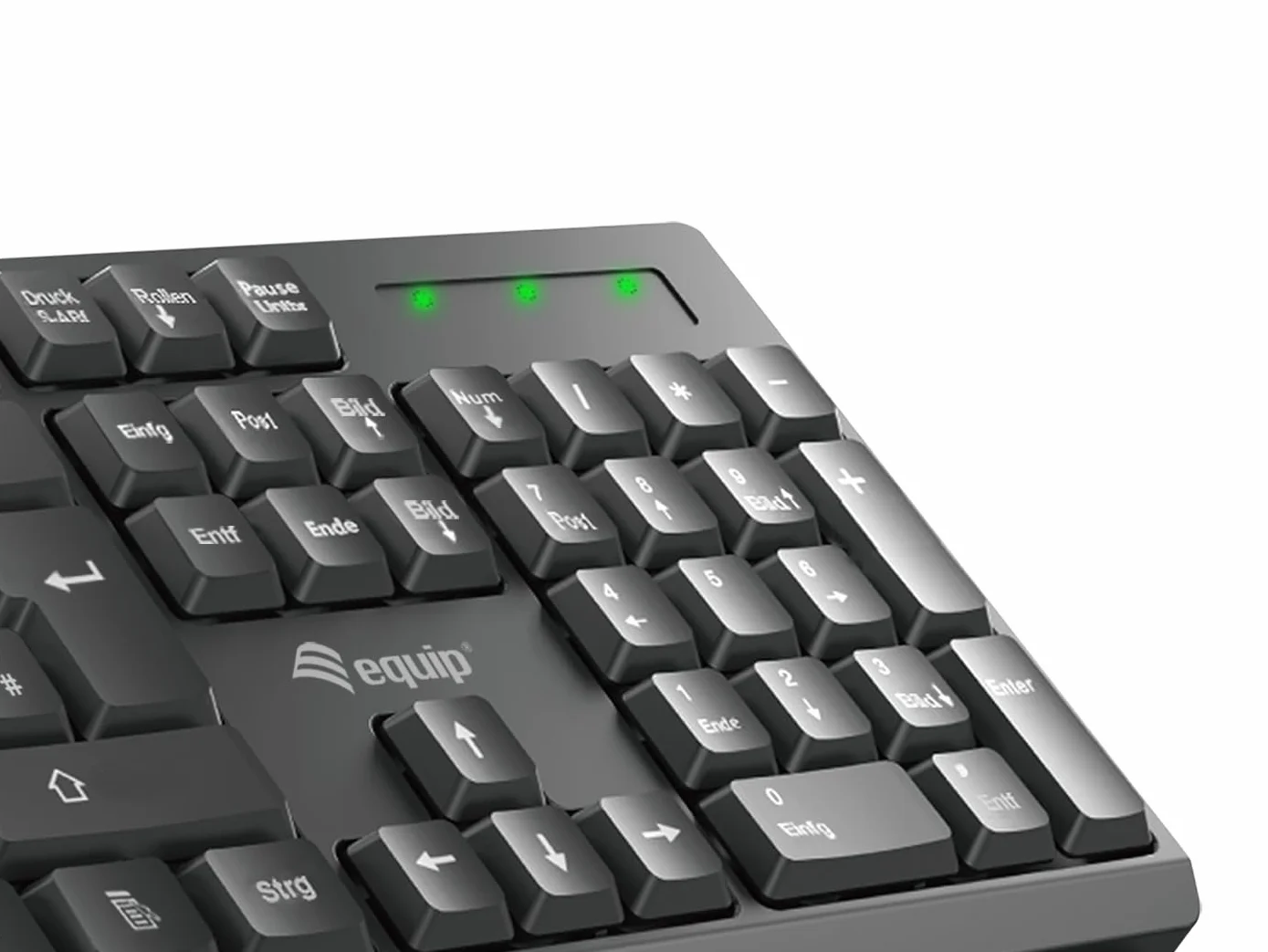 equip 245223 Tastiera e Mouse Wireless Layout Italiano (QWERTY)