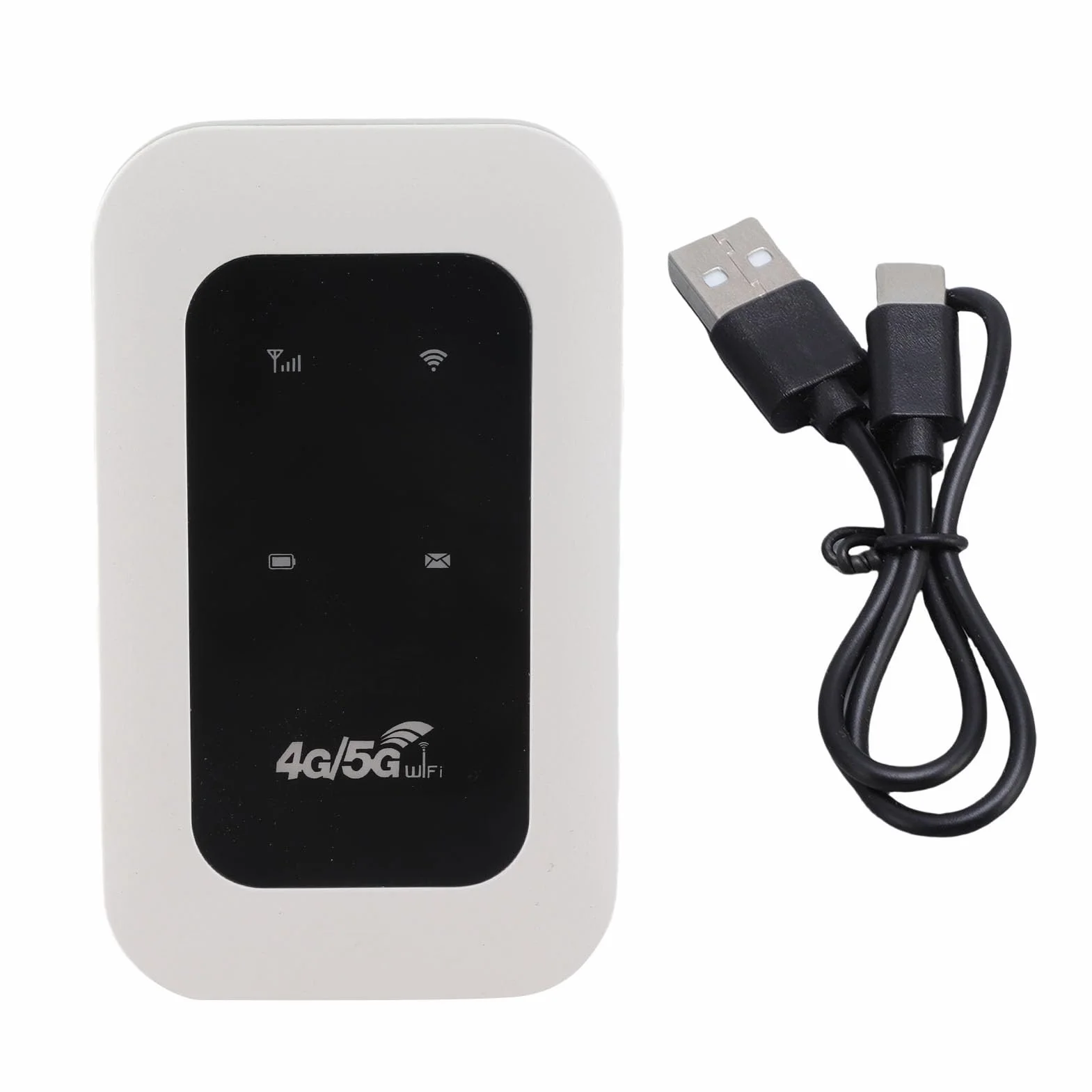 Hotspot WiFi 4G Portatile da Viaggio 300 Mbps LTE CAT4 con Slot SIM per 10 Dispositivi