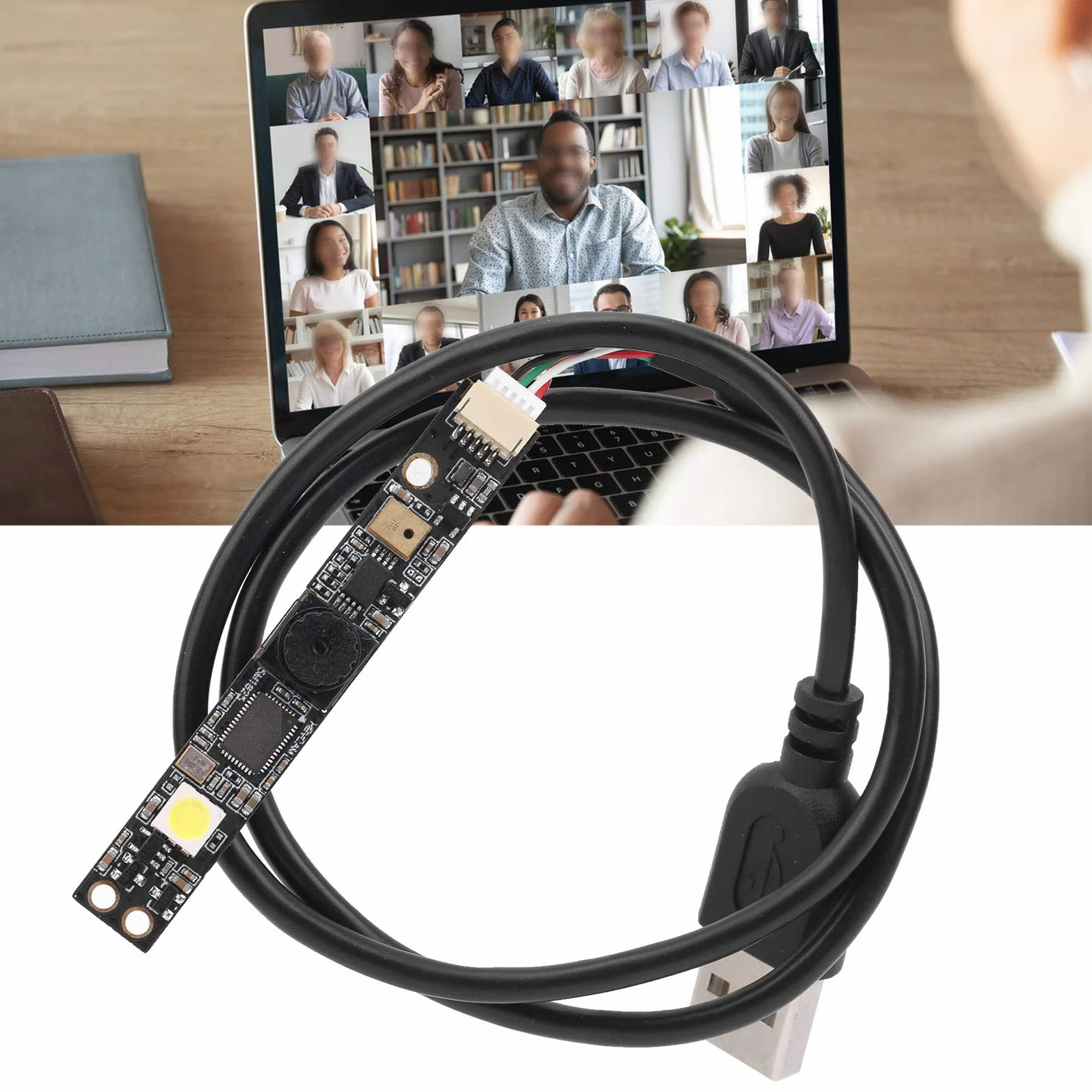 Scheda Modulo Telecamera, 5MP Messa a Fuoco Automatica Mini Modulo Telecamera USB Modulo Telecamera Interfaccia USB HD HBV-1825 FF per WinXP/Win7/Win8/Win10/OS X/Linux/Android