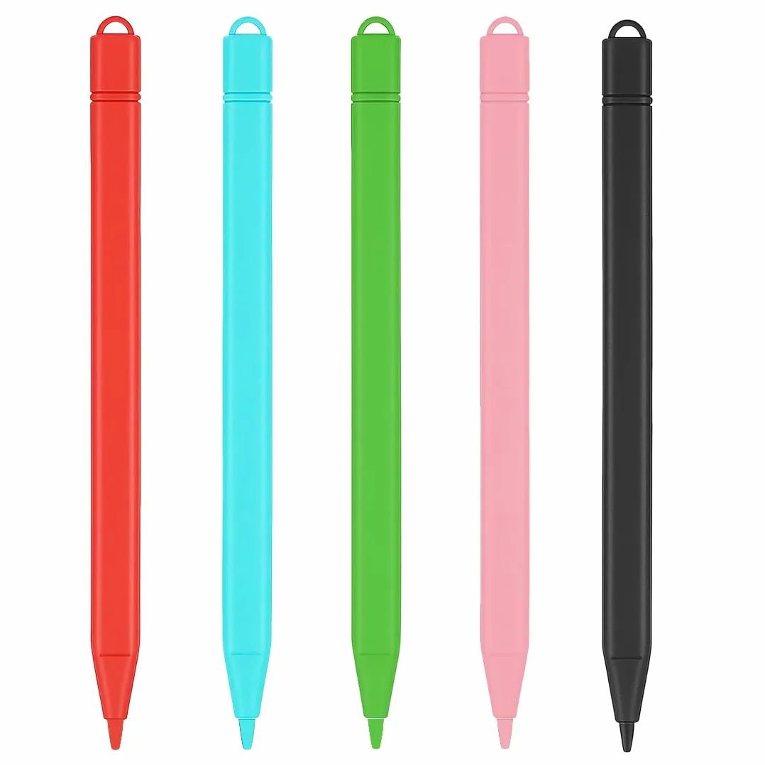 5 Pezzi Penna Di Ricambio Per Lavagna A Scrittura Lcd Penna Magnetica Per Bambini, Tavoletta Da Disegno E Nintendo 2Ds Xl In Plastica Multicolore 12 Cm Di Lunghezz