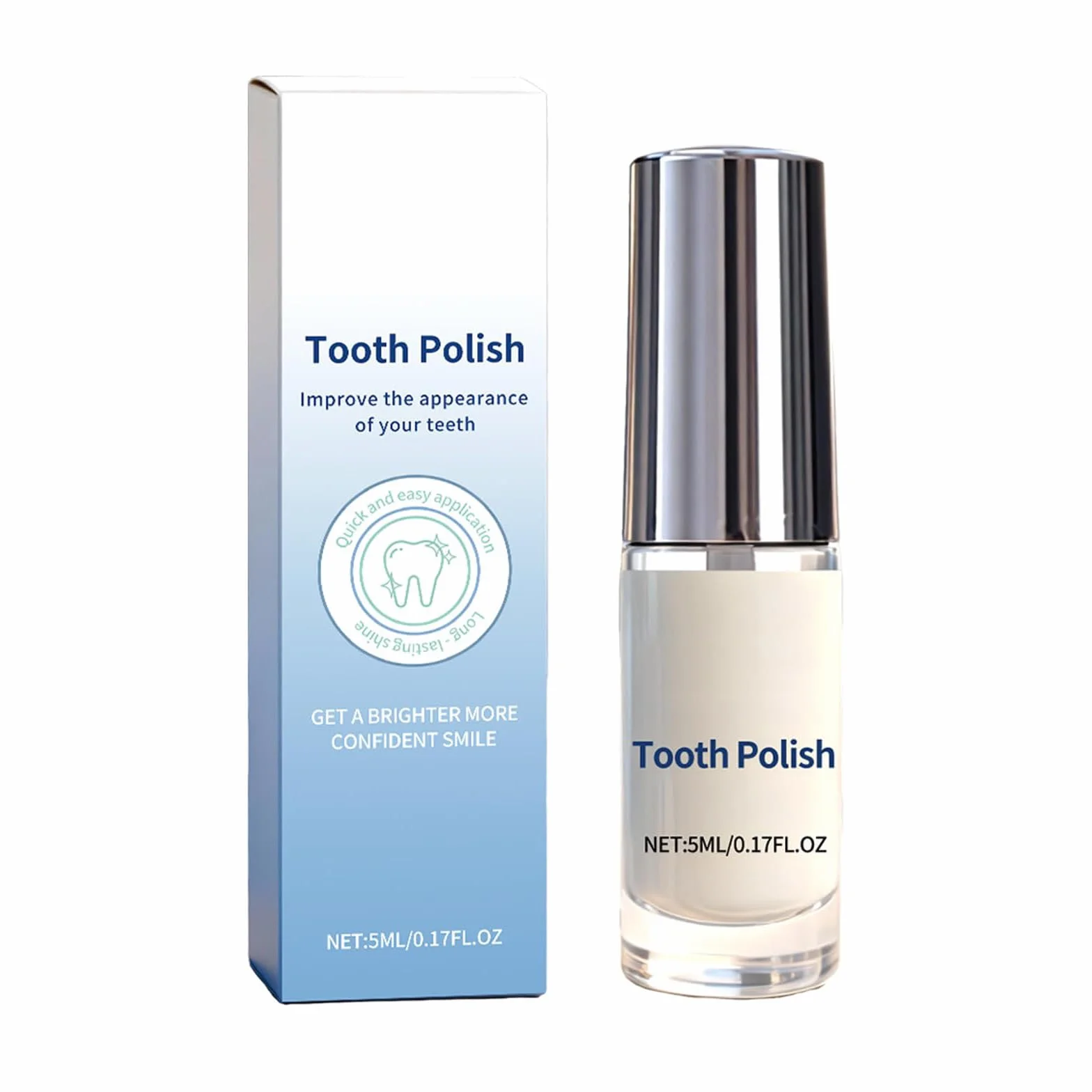 Tooth Polish Biancante Naturale Per Denti Portatile A Lunga Durata Ingredienti Attivi Naturali Pasta Dentale 1pcs