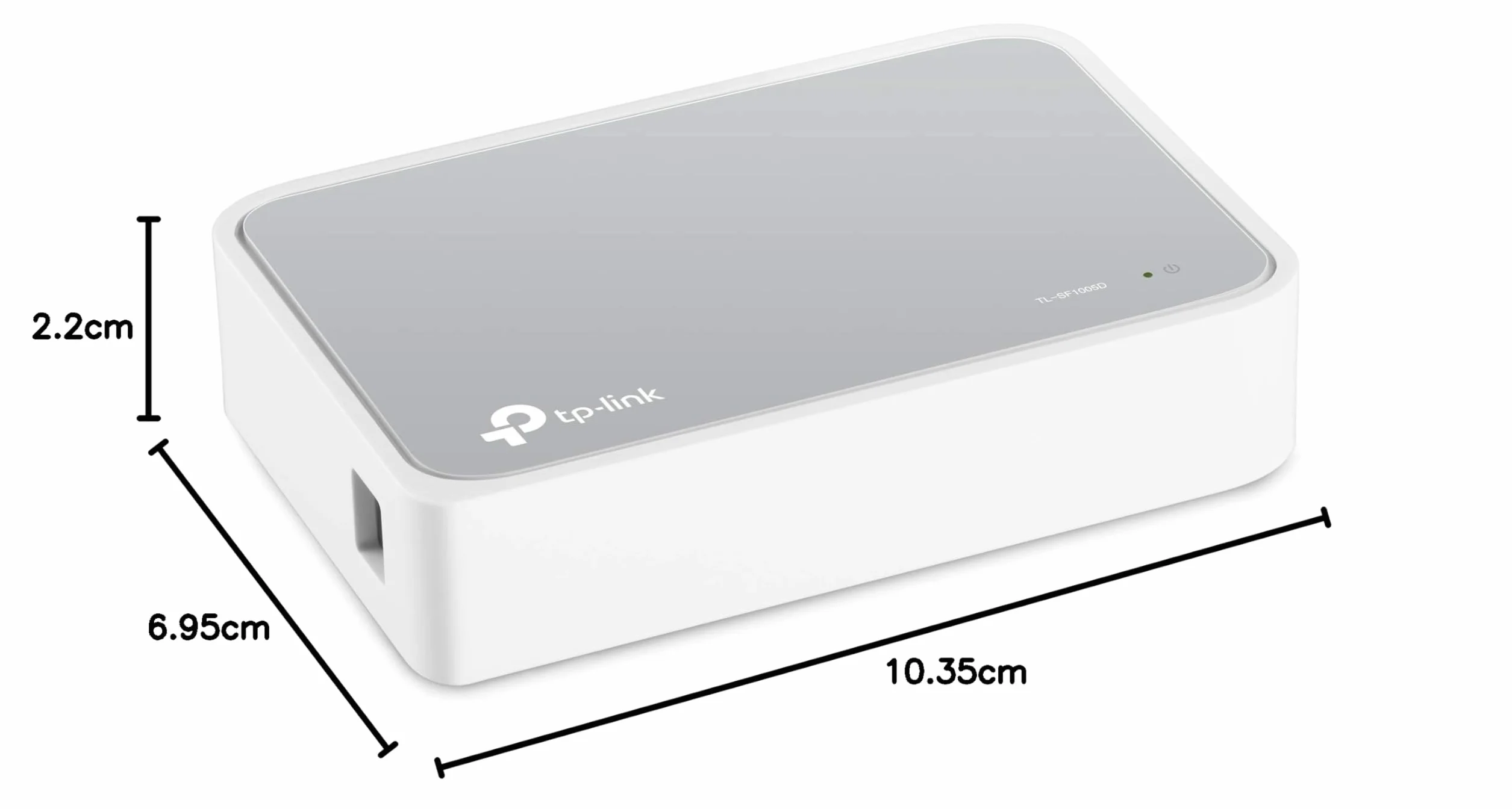 TP-Link TL-SF1005D Switch Desktop, 5 Porte RJ45 10/100 Mbps, Plug & Play, Tecnologia Green Ethernet, Controllo di Flusso IEEE 802.3x, Contenitore di Plastica, Installazione Facile, Facile da Usare