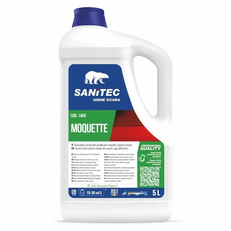 SANITEC MOQUETTE 5LT DETERGENTE PER MOQUETTE E TESSUTI
