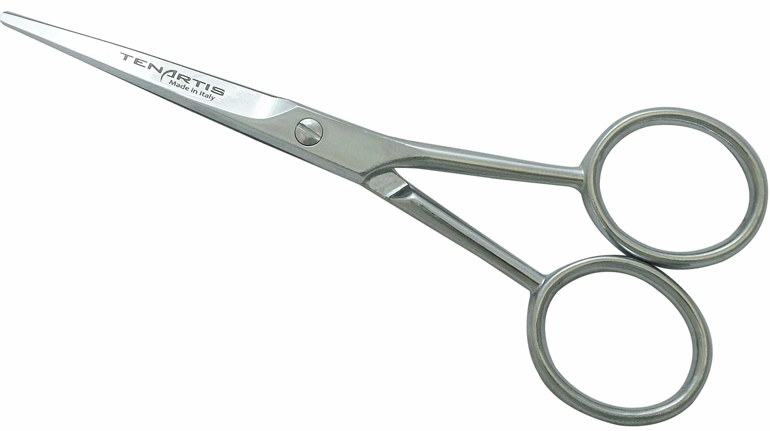 Tenartis Forbici per Barba e Baffi 11,5 cm con Custodia in PVC Made in Italy