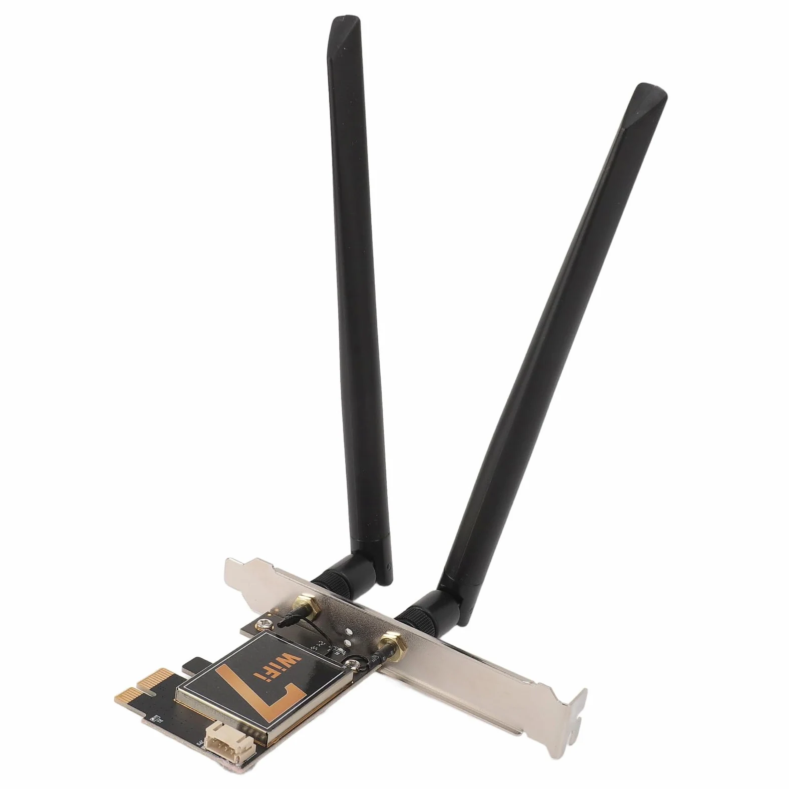 Scheda WiFi PCI Ex1 Adattatore Scheda di Rete Wireless Crittografia WPA4 BE200NGW Segnale Stabile con Antenna 8DB per PC Desktop