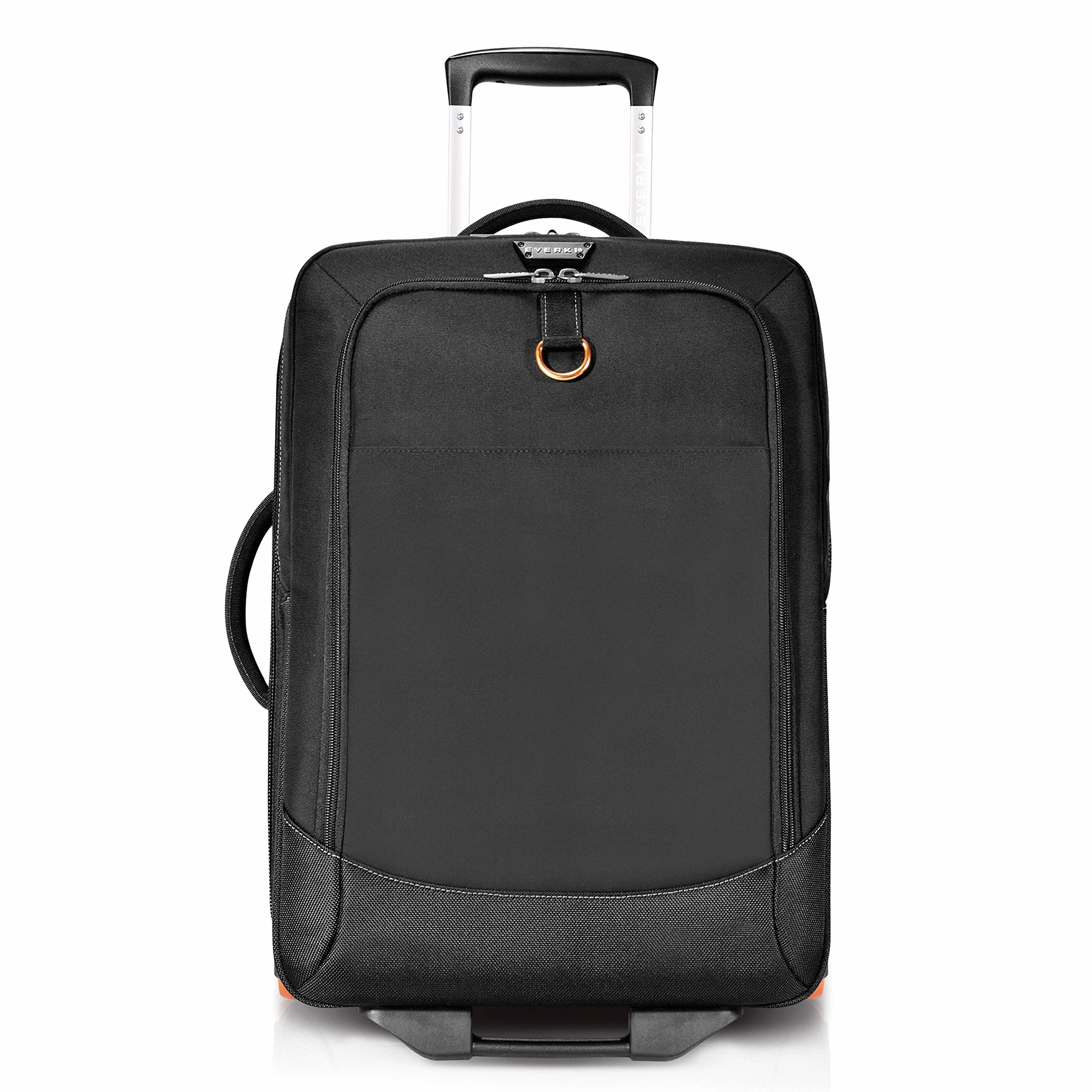 Everki Wheeled 420 Trolley per Laptop 18,4" – Bagaglio a Mano con Ruote, Custodia Rimovibile TSA, Borsa da Viaggio Business & Gaming – Nero