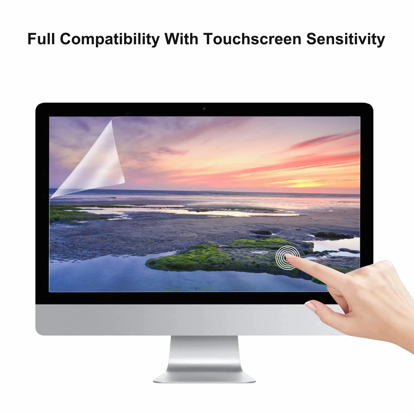MOSISO Antiriflesso Protezione Schermo, 2 Pacchetti Opachi Computer Monitor Schermo Filtro di Copertura Compatibile con iMac 24 pollici 2021 M1 Desktop PC Monitor Riduce Visivo l'affaticamento