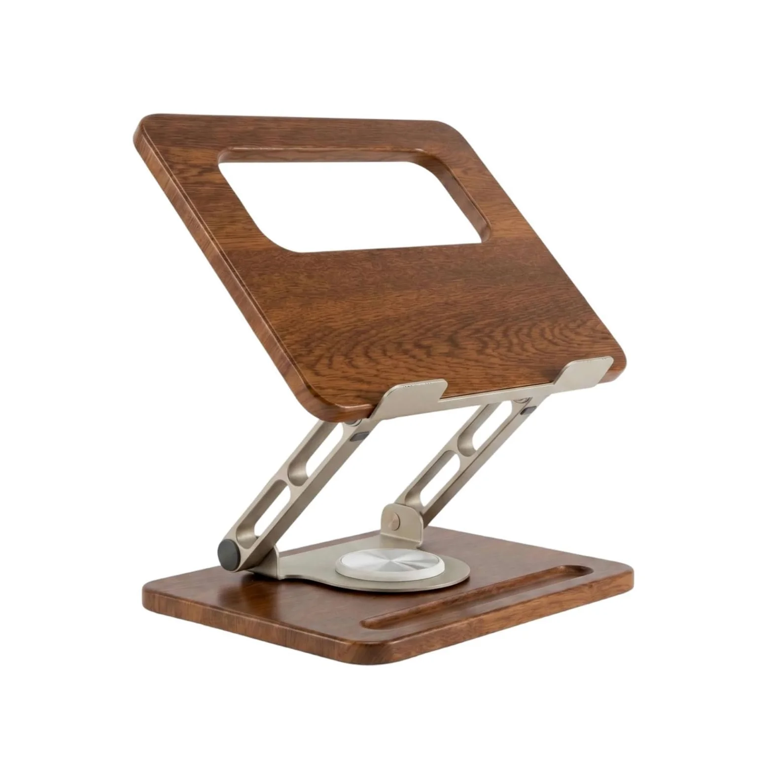 Supporto per Notebook Stabile, 樱桃木, 旋转款 | Regolabile, Ergonomico, Rialzo per Computer Portatile, Ufficio, Casa, Professionisti, Studenti