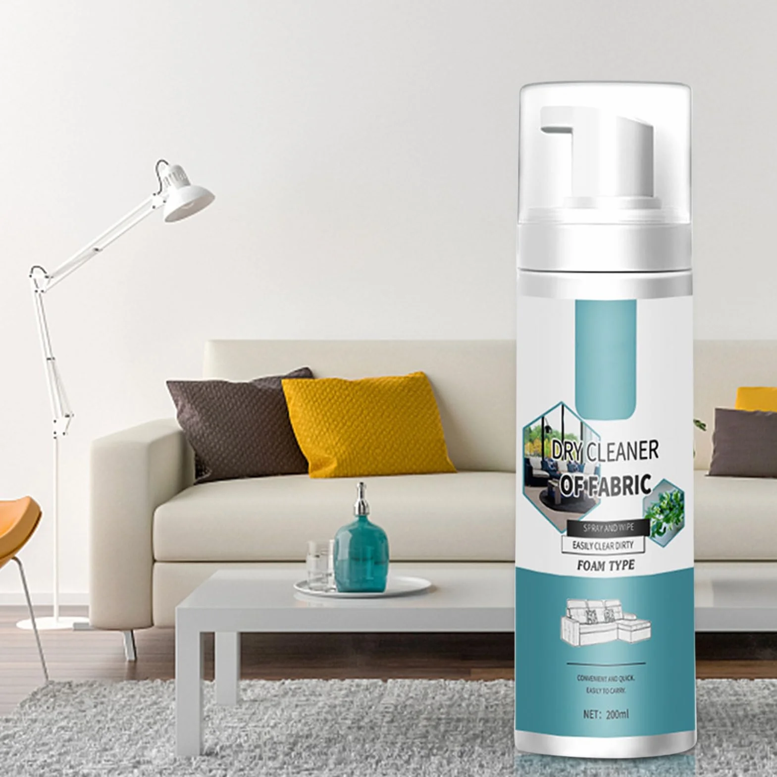 Detergente per materassi e tappeti antimacchia 200 ml