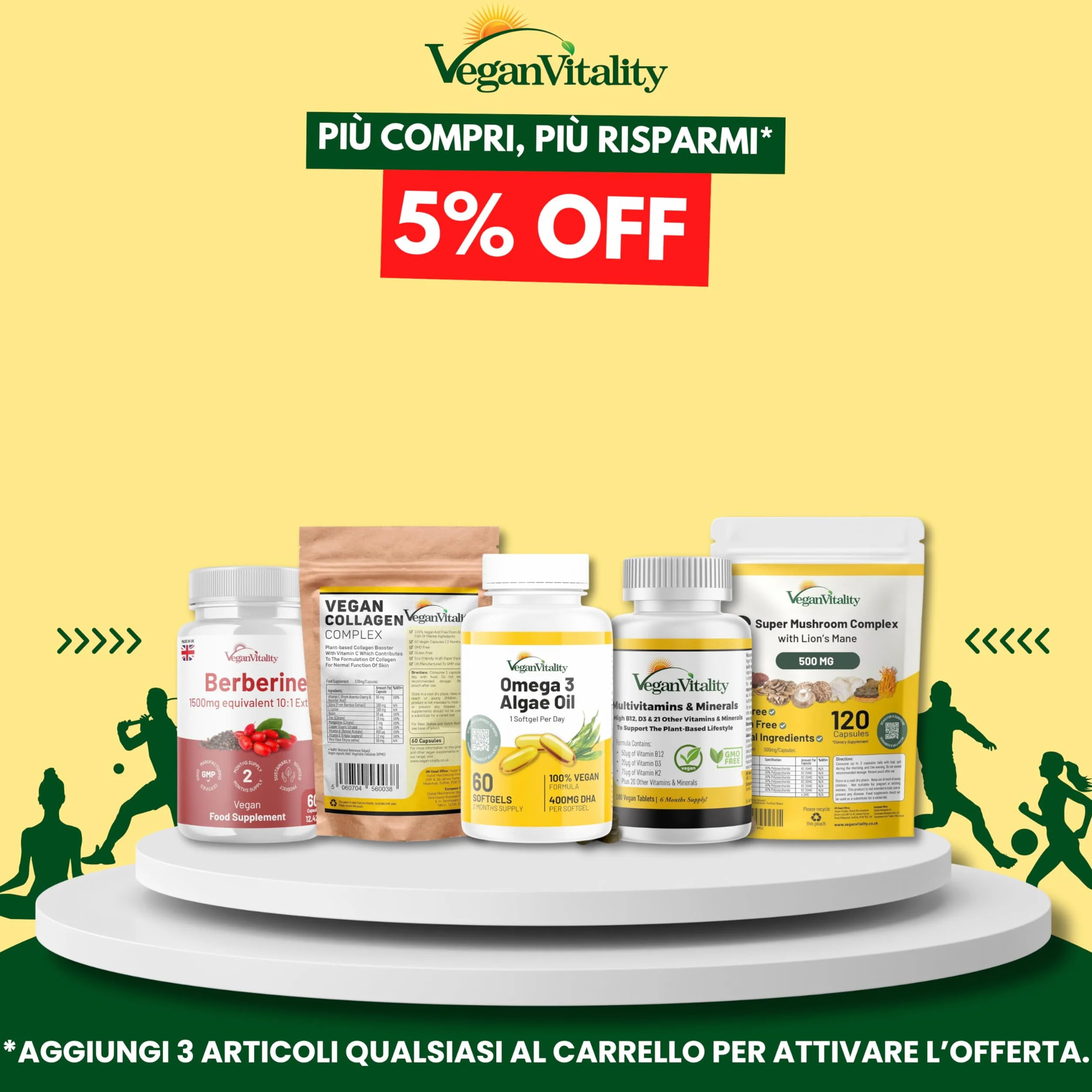 Berberina 1500mg Alto Dosaggio – 60 Capsule, 2 Mesi – Supporto Metabolico e Glicemia – Prodotto nel Regno Unito