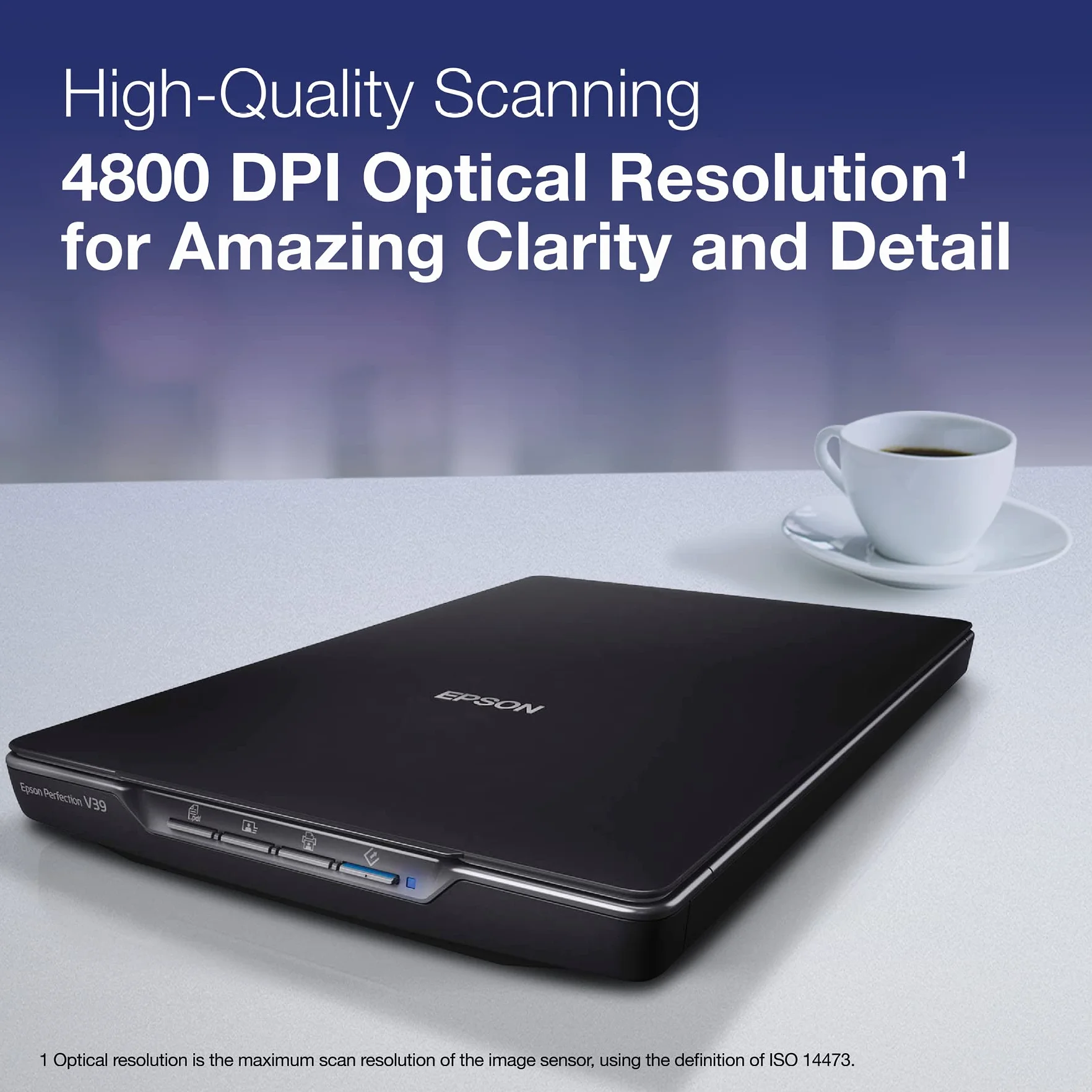 Epson Perfection V39 Flatbed Scanner 4800 Dpi Optical Nero